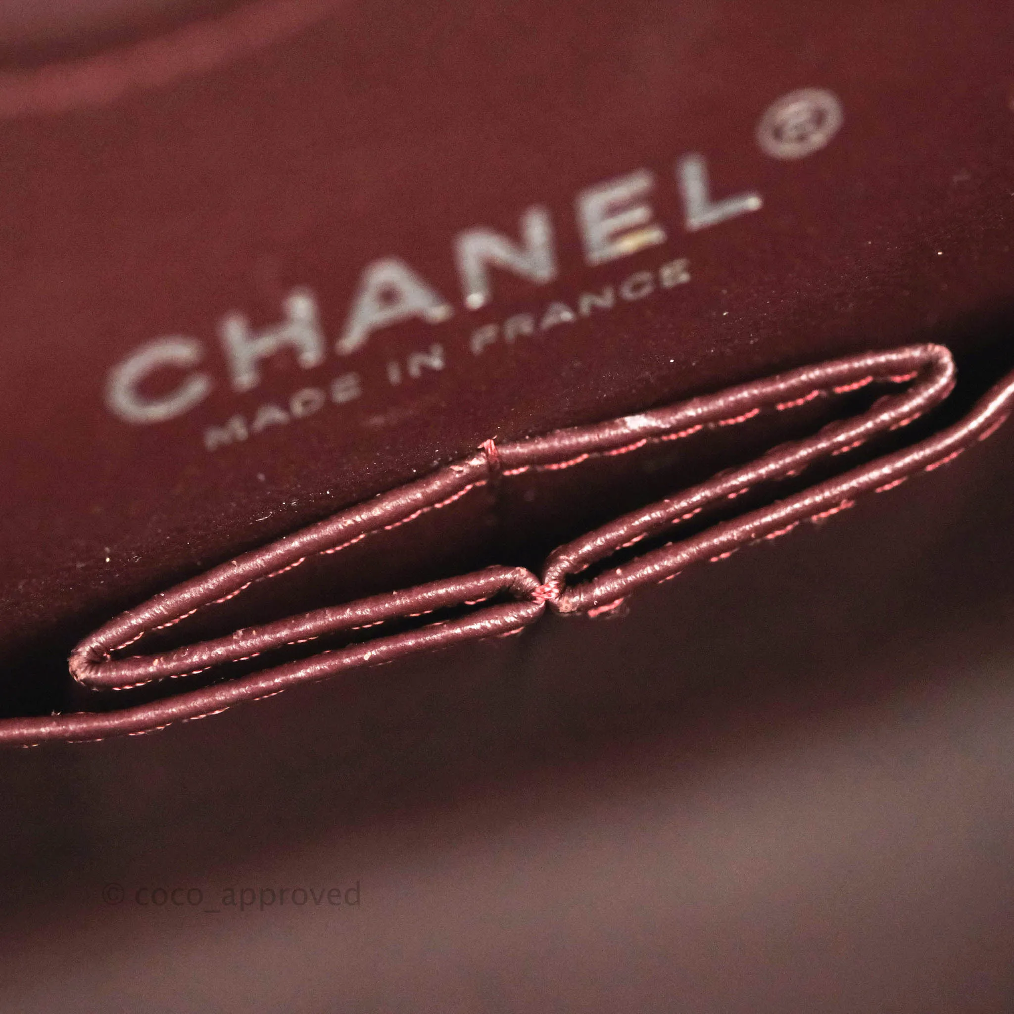 Chanel Quilted Classic M/L Medium Flap Black Lambskin Silver Hardware