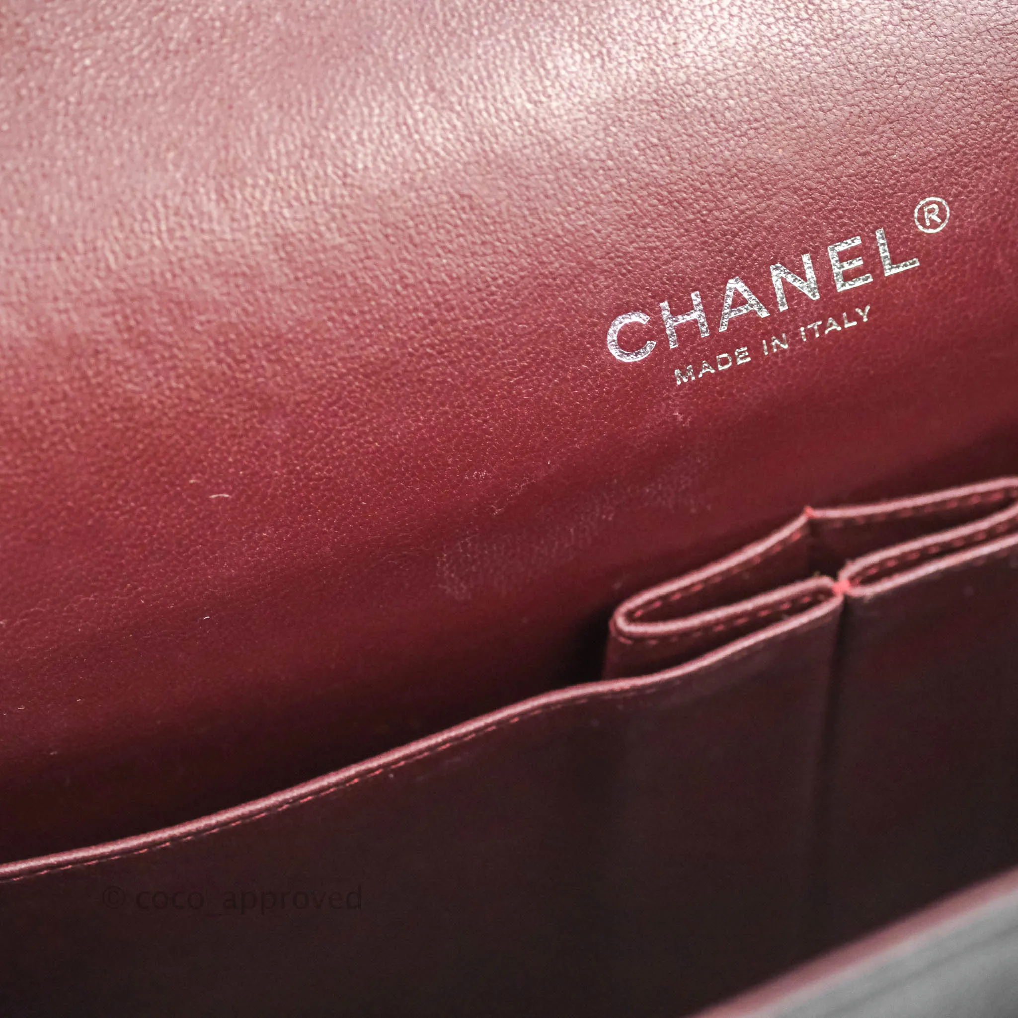 Chanel Quilted Maxi Double Flap Black Caviar Silver Hardware