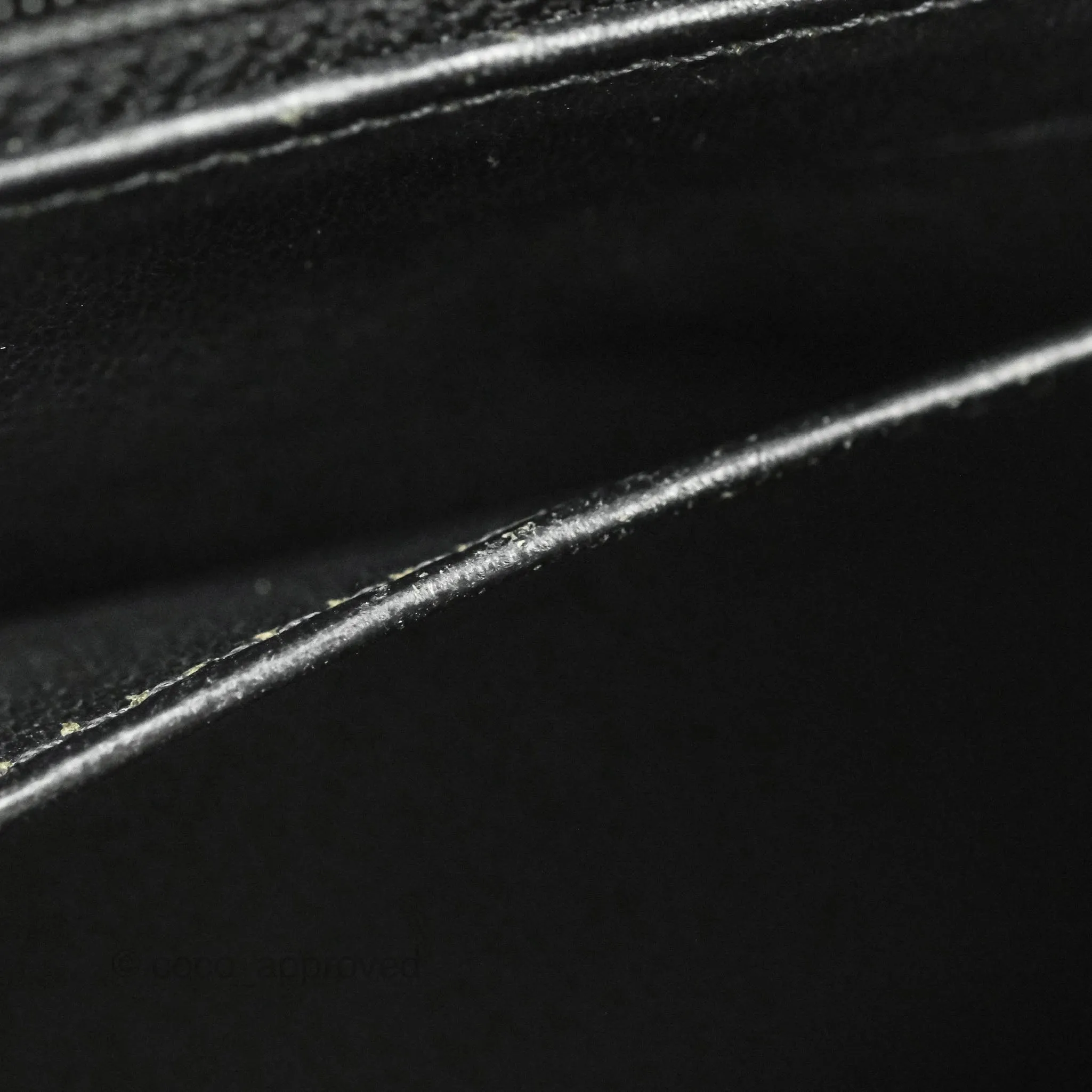 Chanel Quilted Single Flap Maxi Black Caviar Gold Hardware