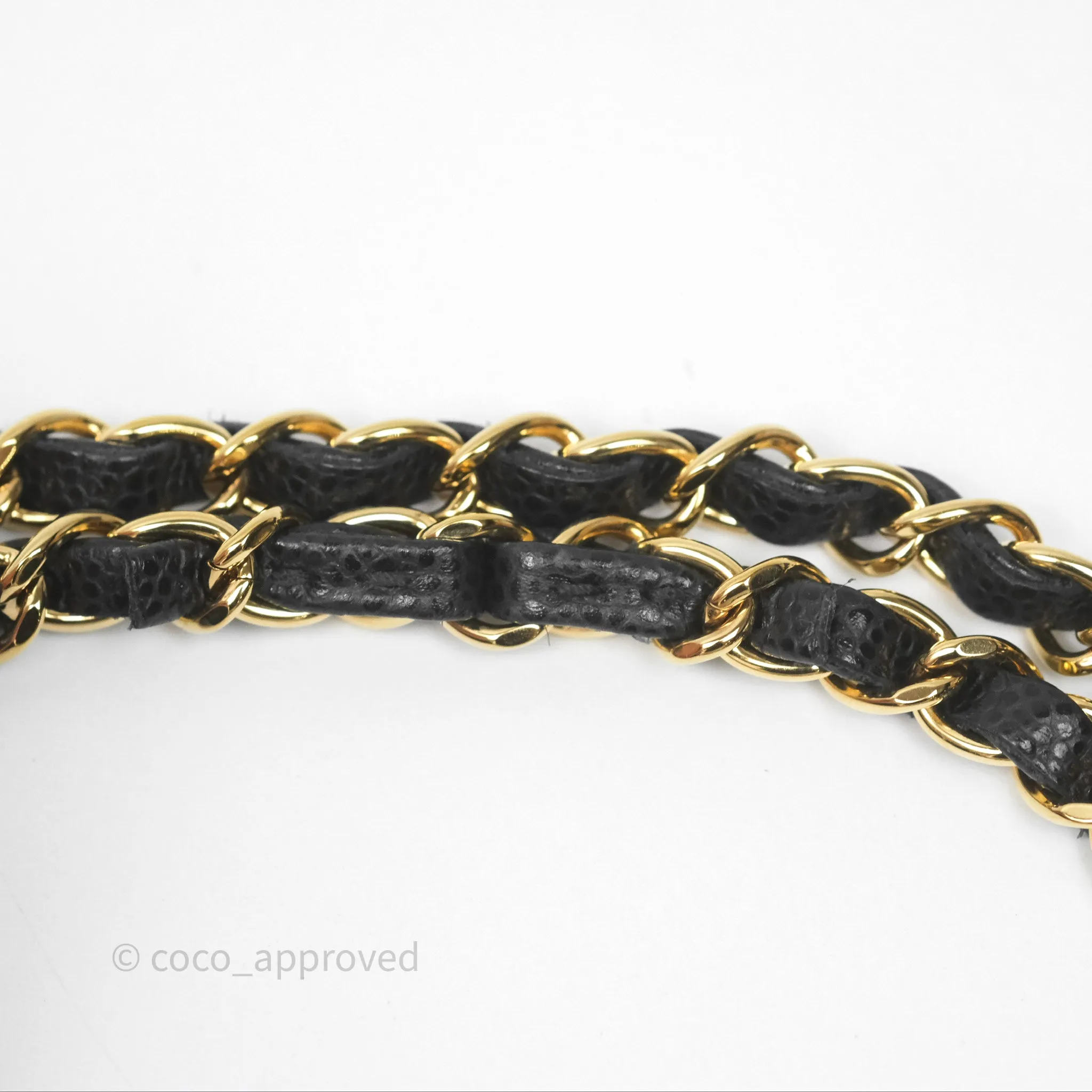 Chanel Small Classic Flap Quilted Black Caviar Gold Hardware