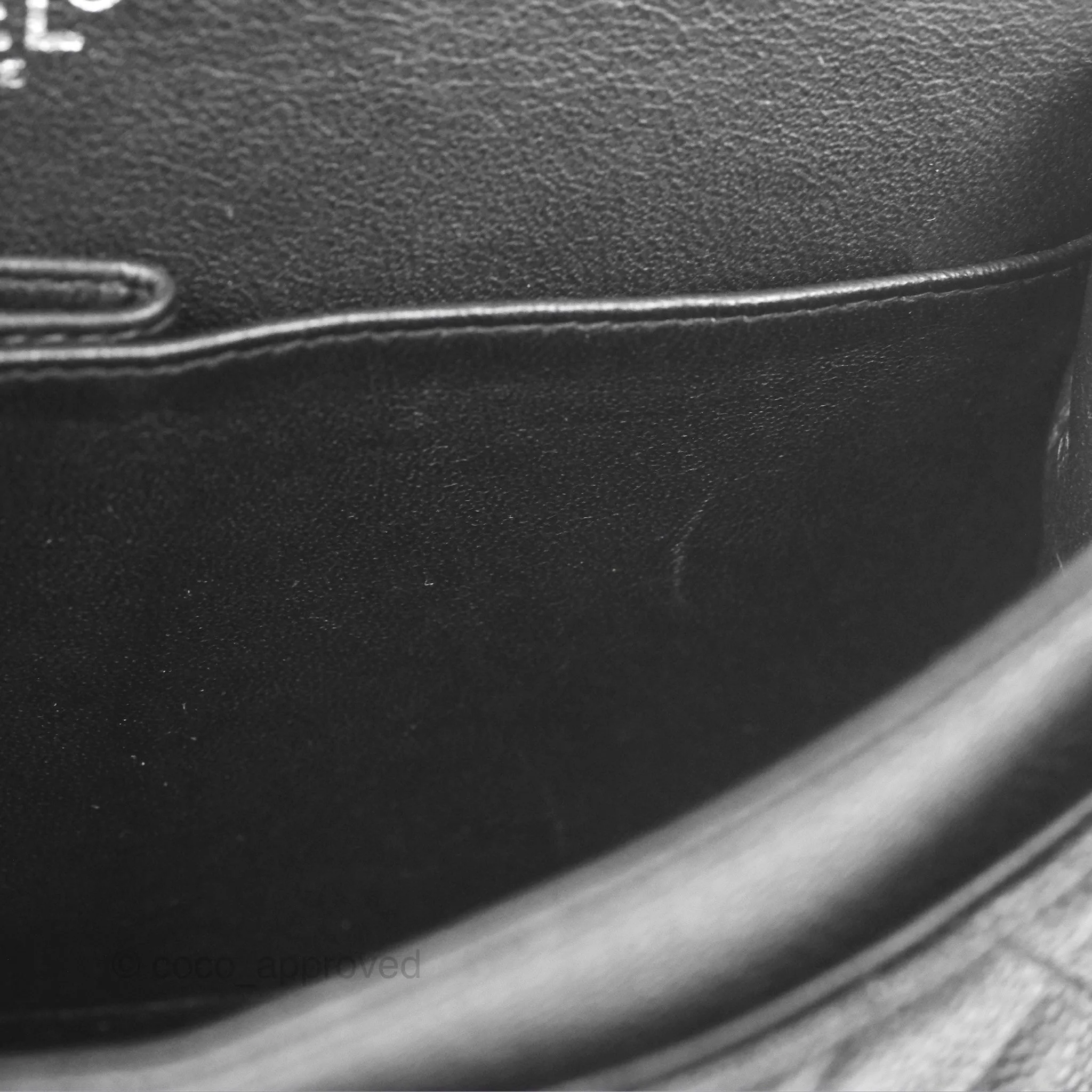 Chanel Small Classic Flap Quilted Black Caviar Silver Hardware