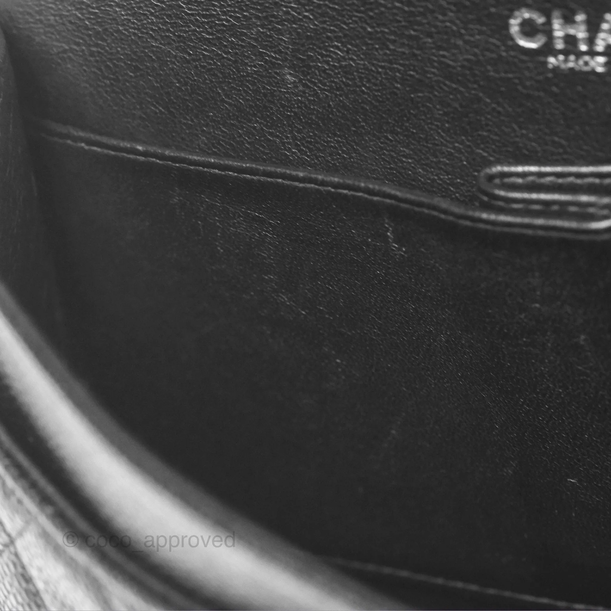 Chanel Small Classic Flap Quilted Black Caviar Silver Hardware