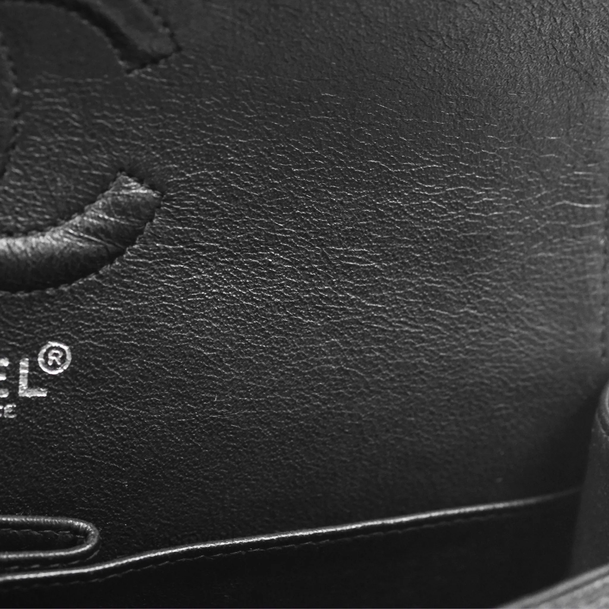 Chanel Small Classic Flap Quilted Black Caviar Silver Hardware