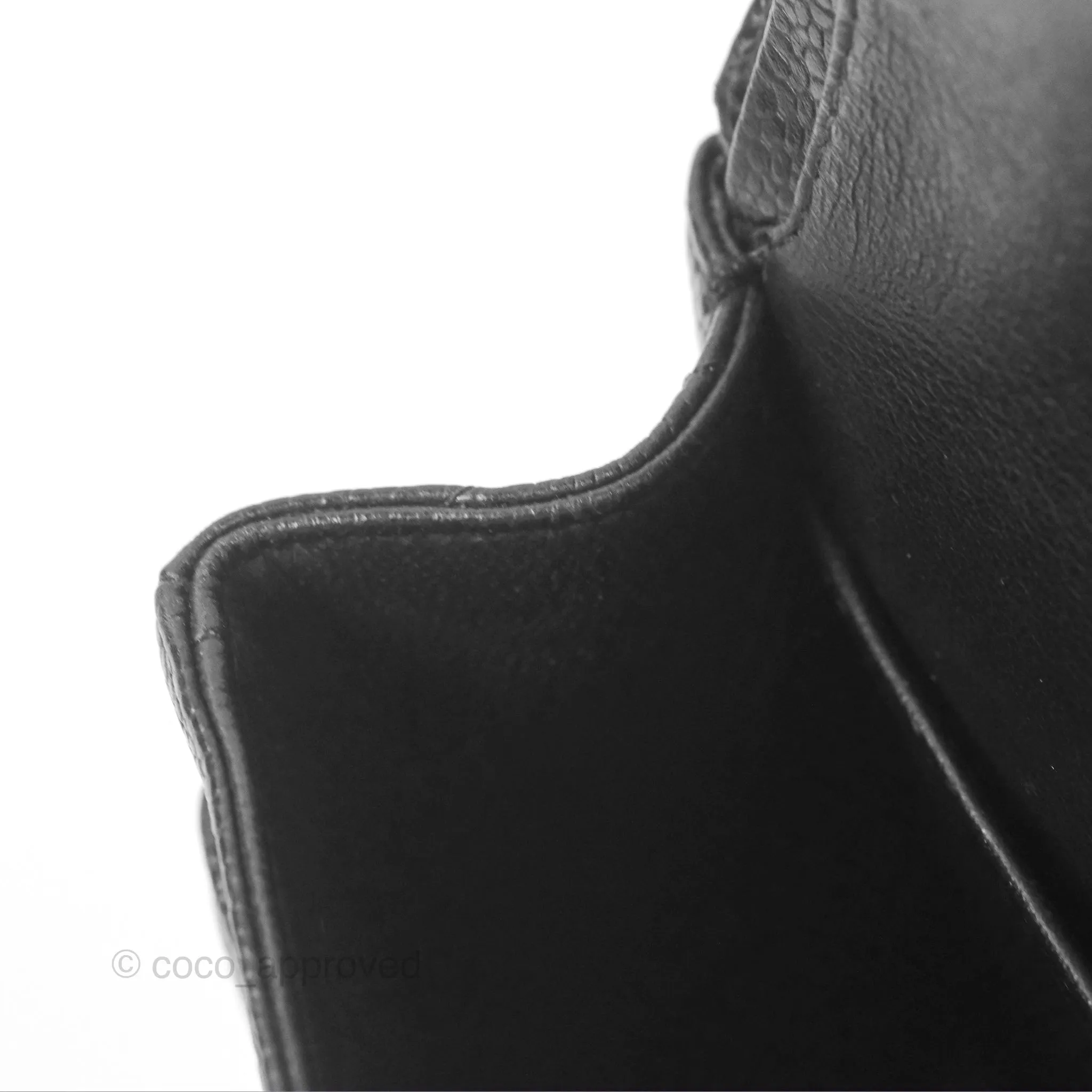 Chanel Small Classic Flap Quilted Black Caviar Silver Hardware