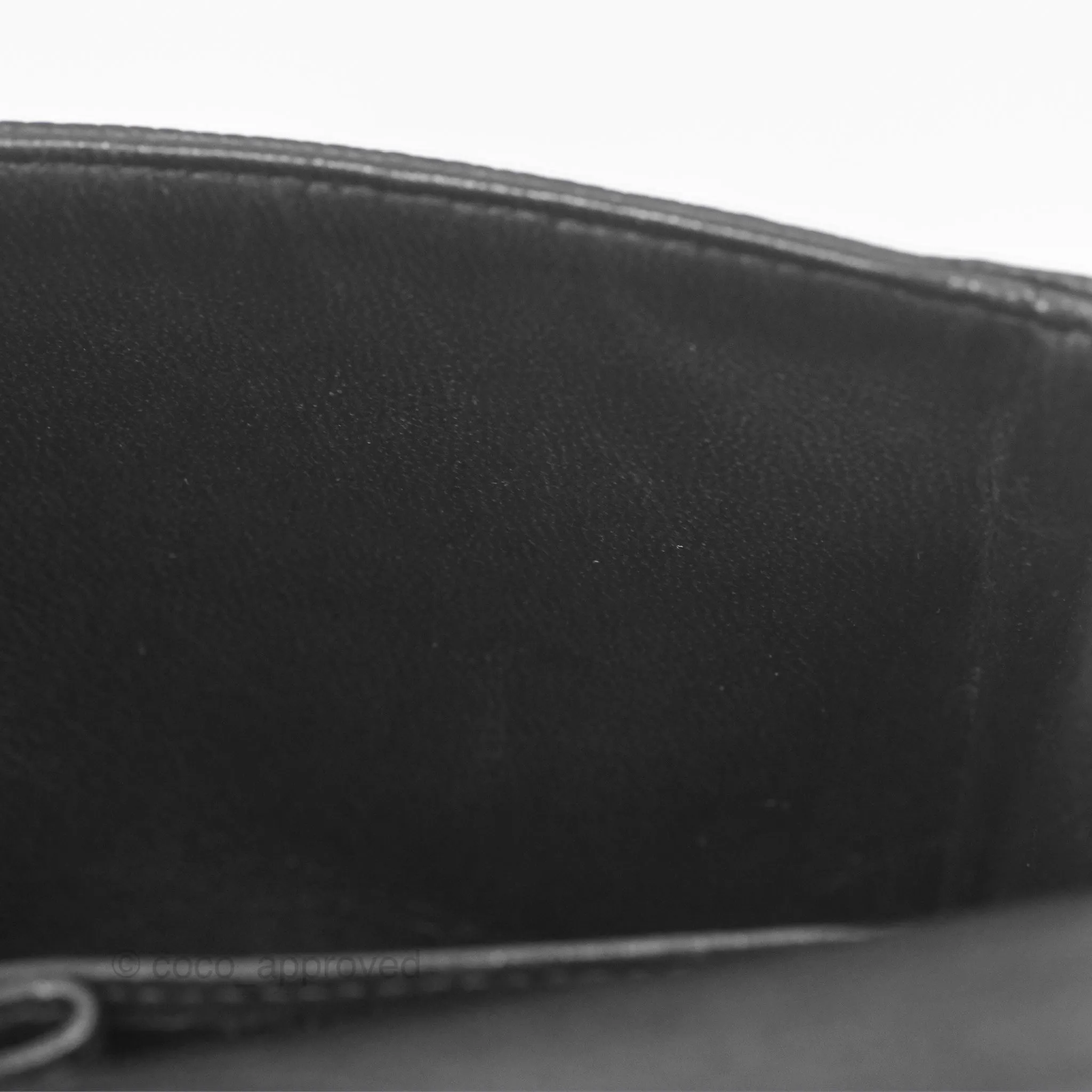 Chanel Small Classic Flap Quilted Black Caviar Silver Hardware
