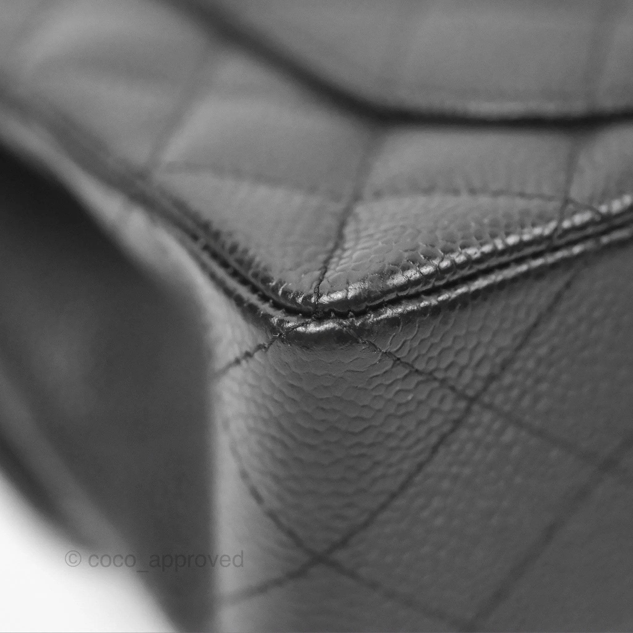 Chanel Small Classic Quilted Flap Black Caviar Gold Hardware