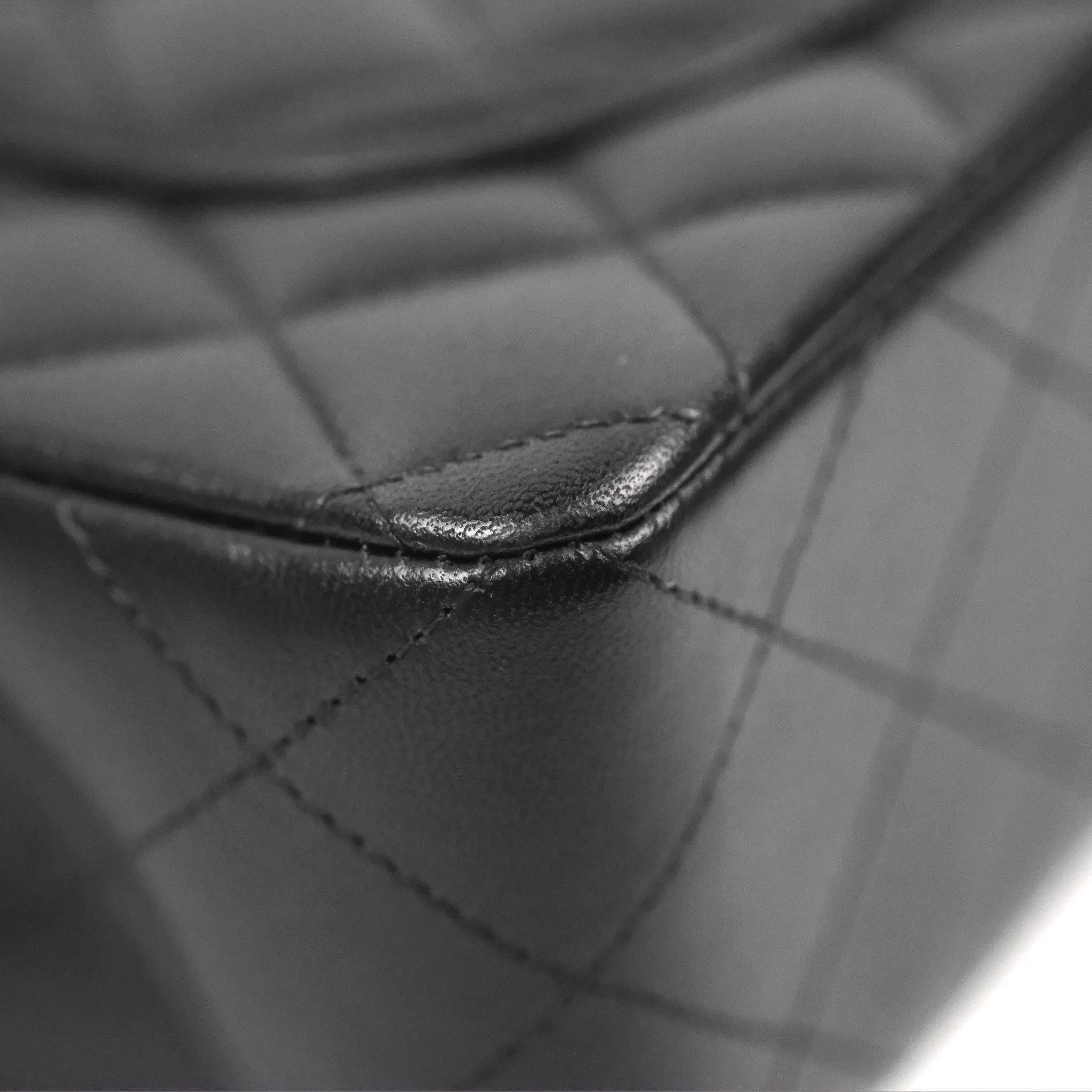 Chanel Small Classic Quilted Flap Black Lambskin Gold Hardware