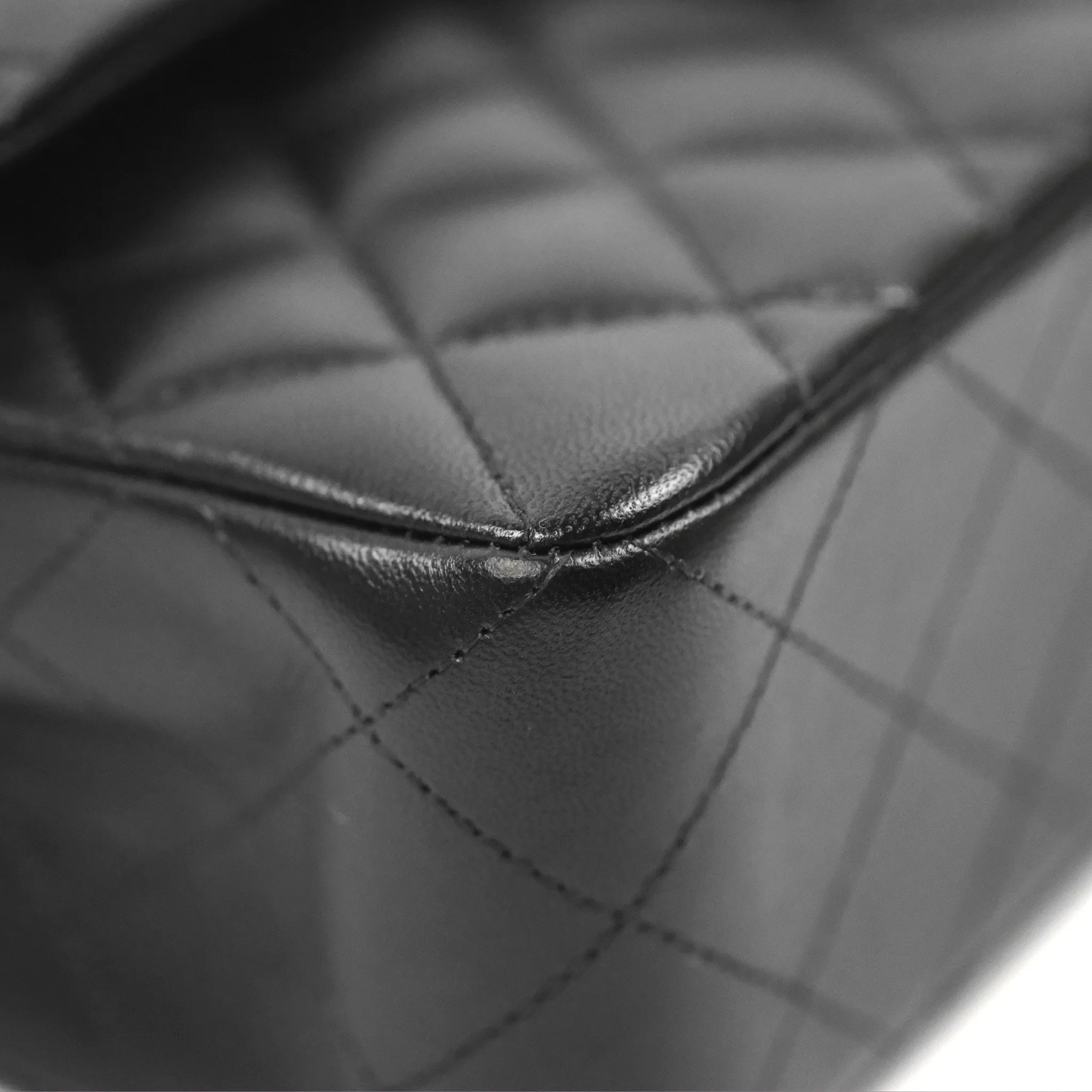 Chanel Small Classic Quilted Flap Black Lambskin Gold Hardware
