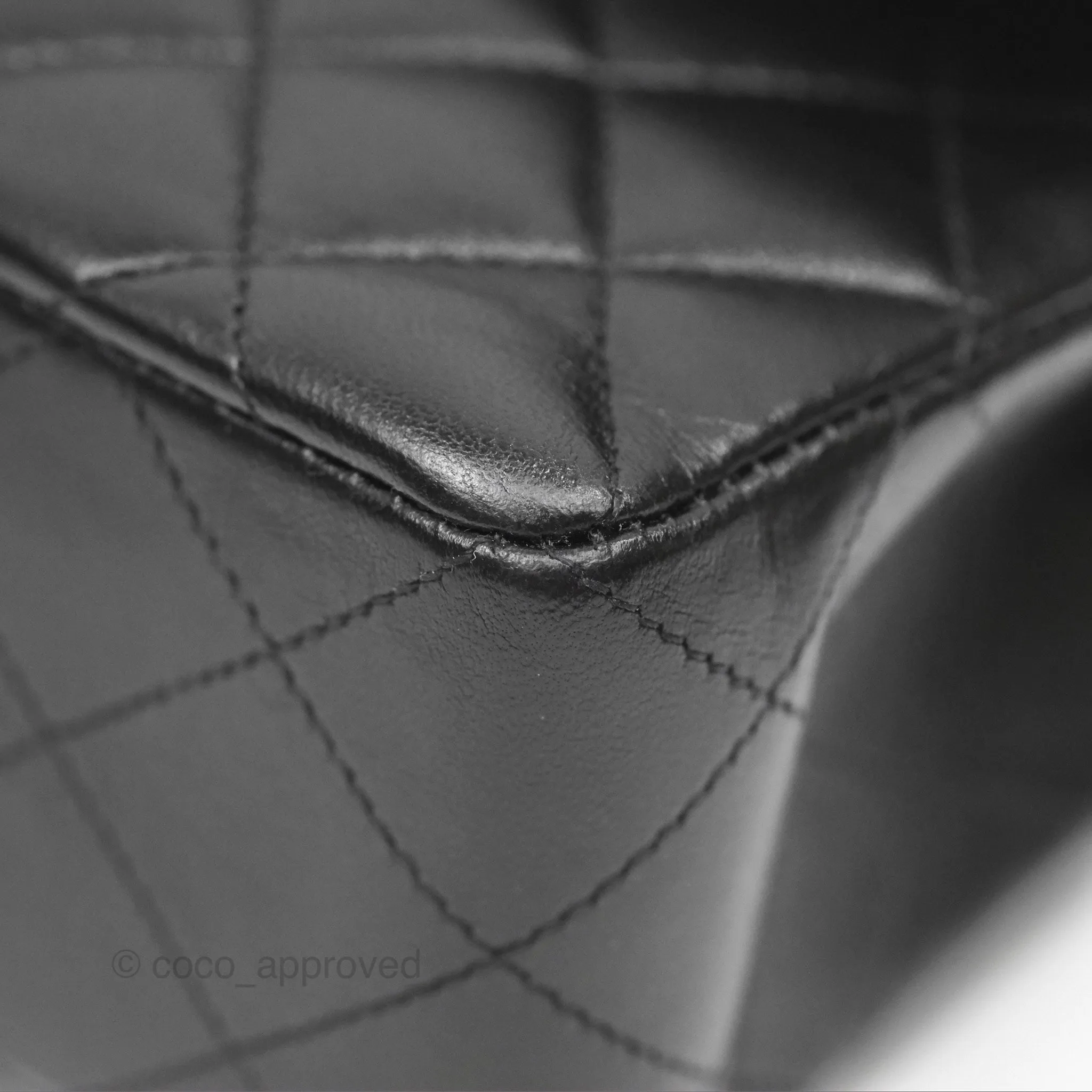 Chanel Small Classic Quilted Flap Black Lambskin Rose Gold Hardware