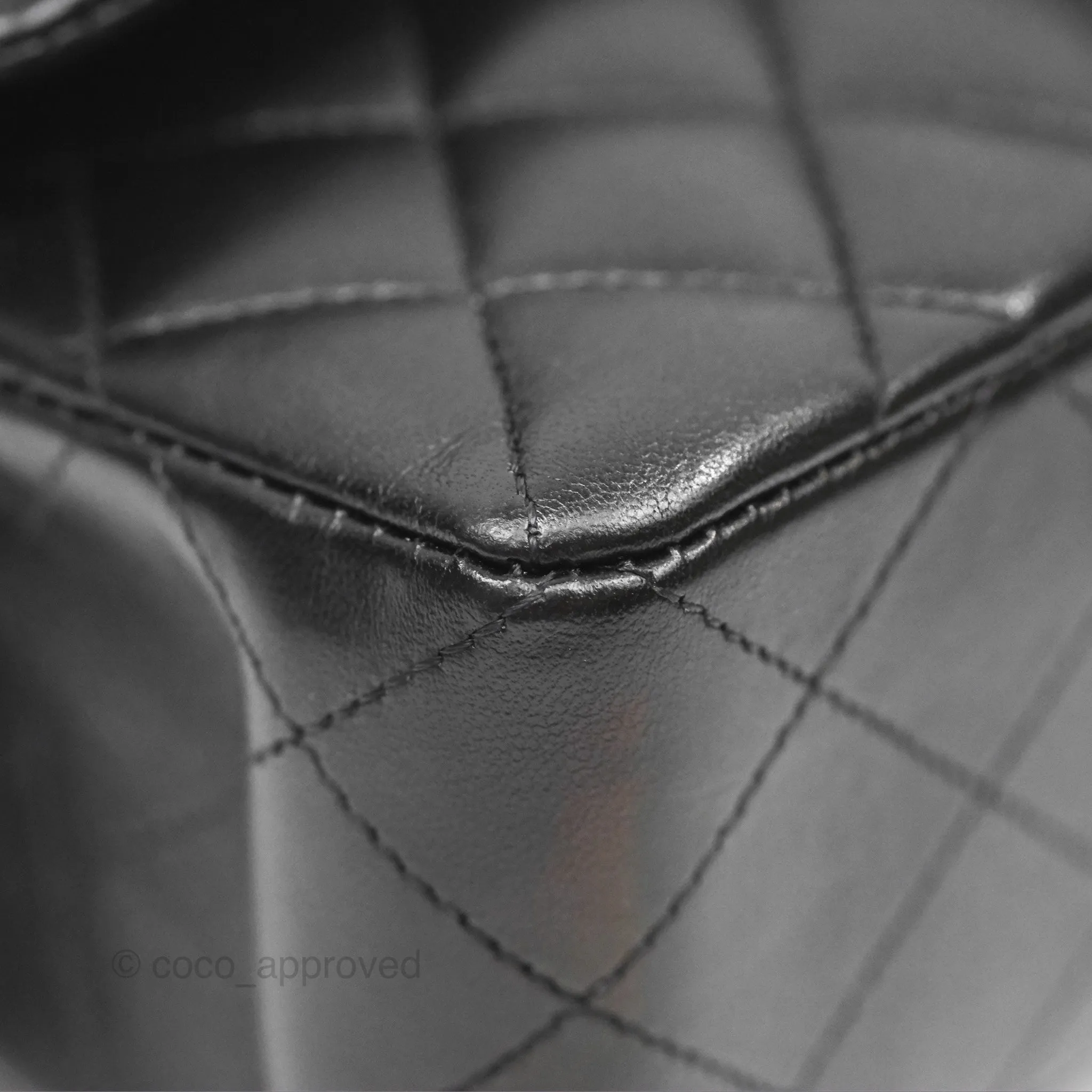 Chanel Small Classic Quilted Flap Black Lambskin Rose Gold Hardware