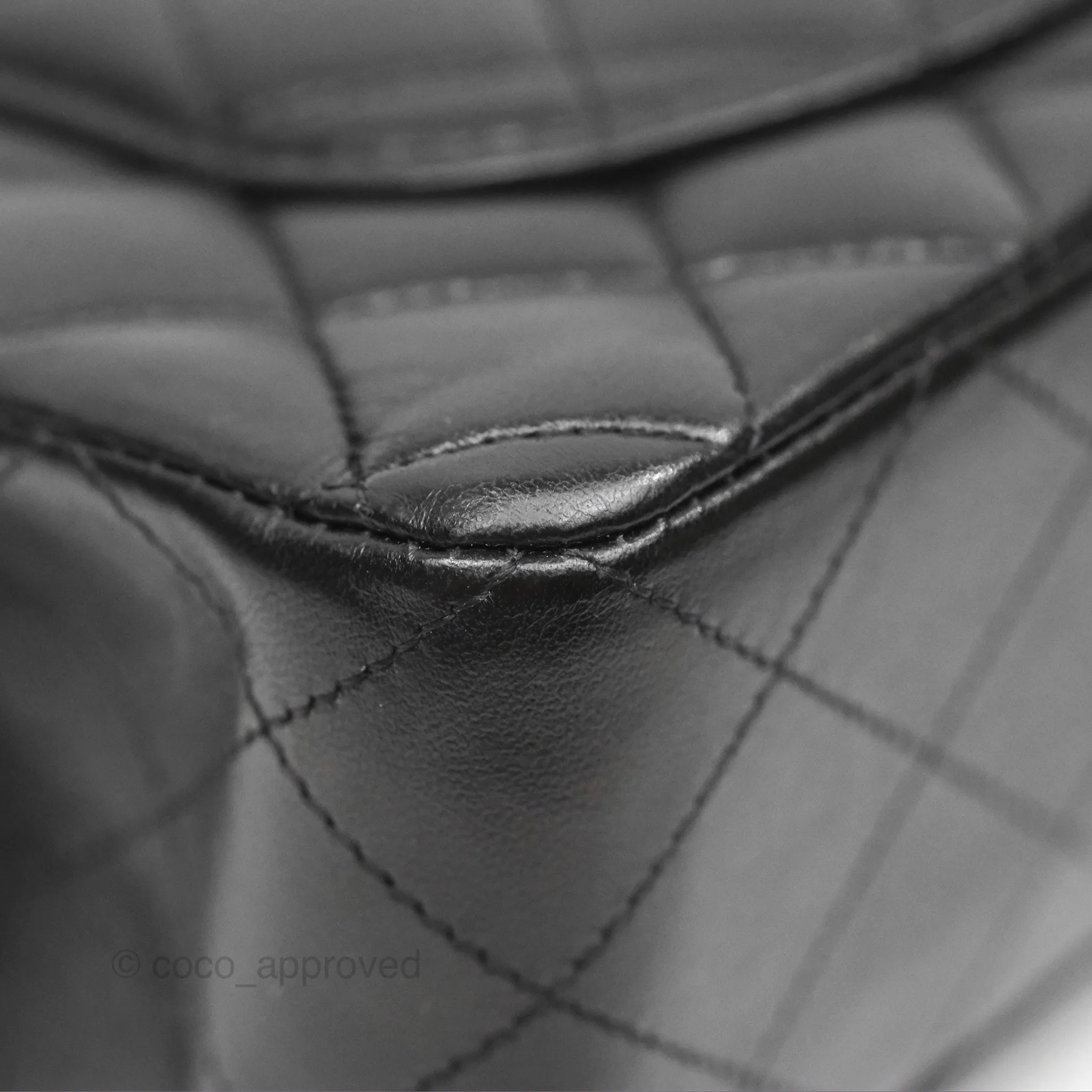 Chanel Small Classic Quilted Flap Black Lambskin Rose Gold Hardware