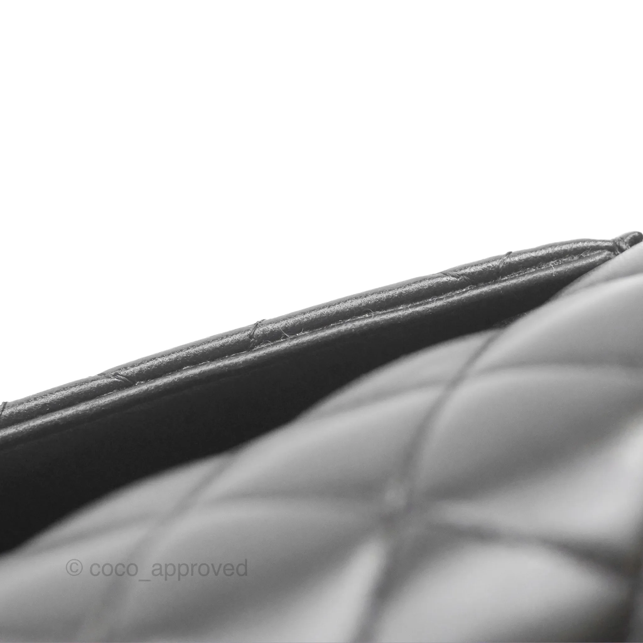 Chanel Small Classic Quilted Flap Black Lambskin Rose Gold Hardware