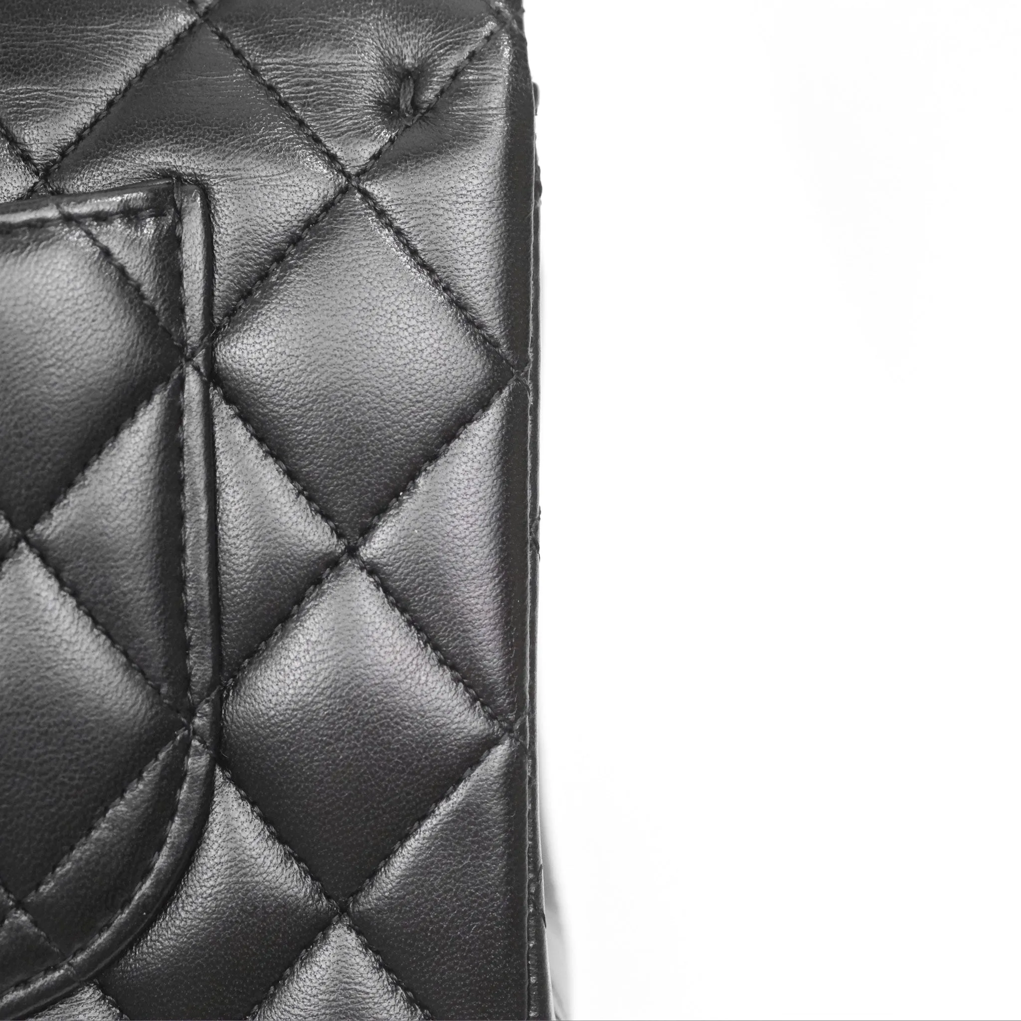 Chanel Small Classic Quilted Flap Black Lambskin Rose Gold Hardware