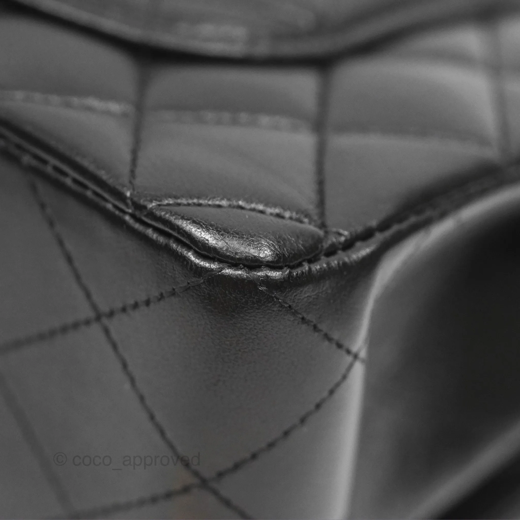 Chanel Small Classic Quilted Flap Black Lambskin Rose Gold Hardware