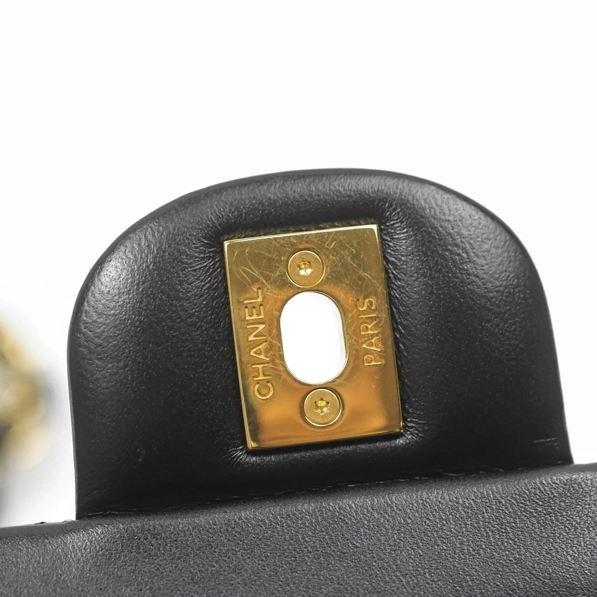 Chanel Small S/M Classic Flap Black Lambskin Gold Hardware