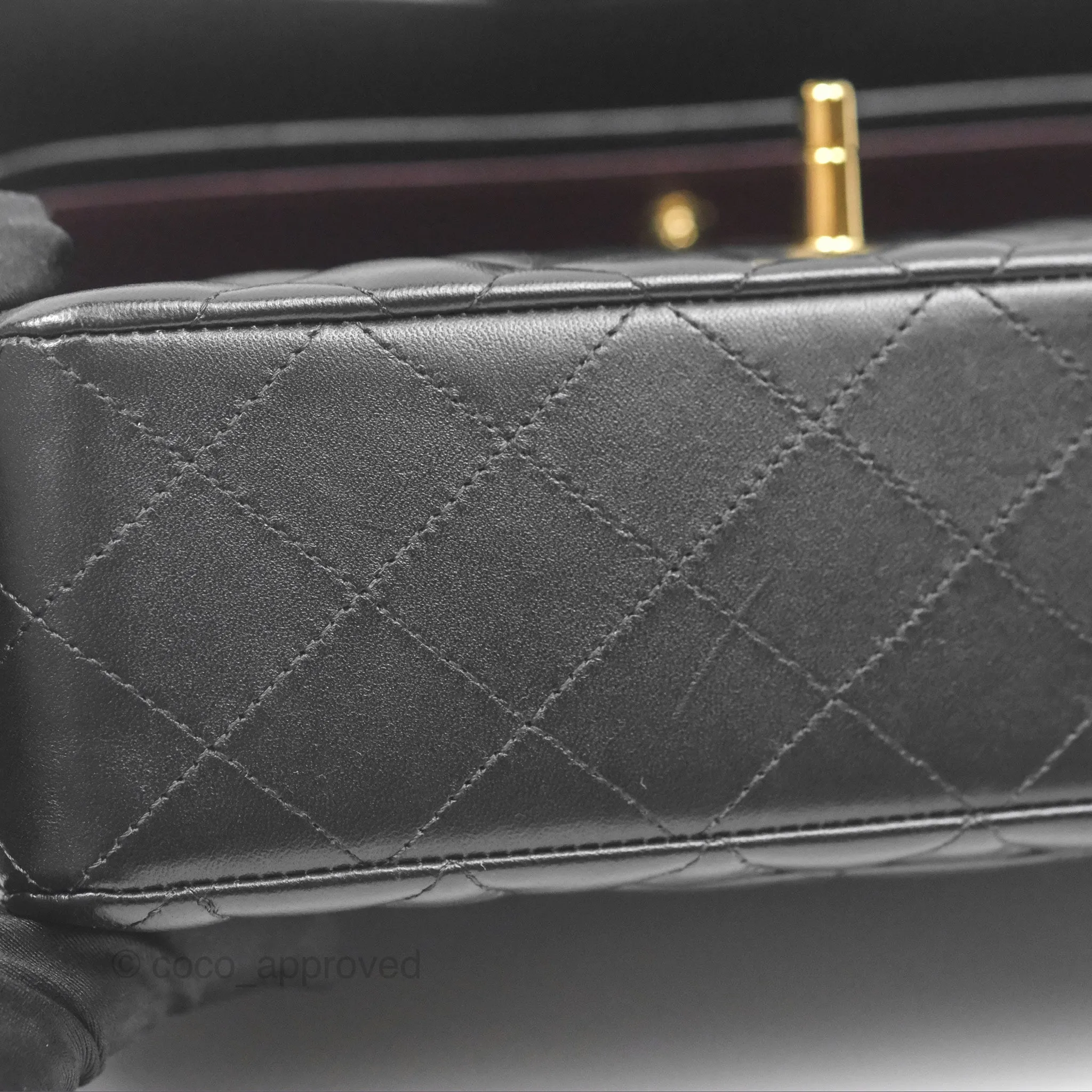 Chanel Small S/M Classic Flap Black Lambskin Gold Hardware