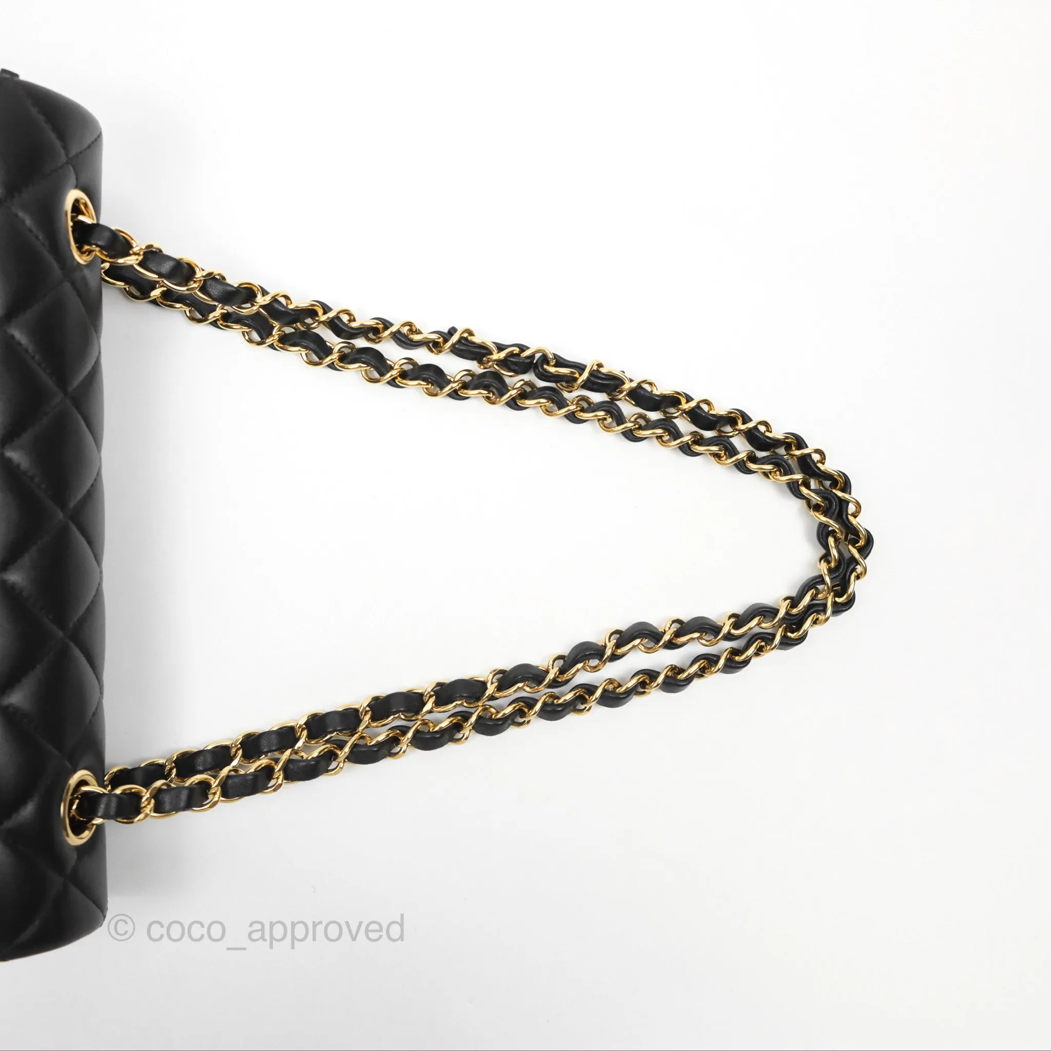 Chanel Small S/M Classic Flap Black Lambskin Gold Hardware