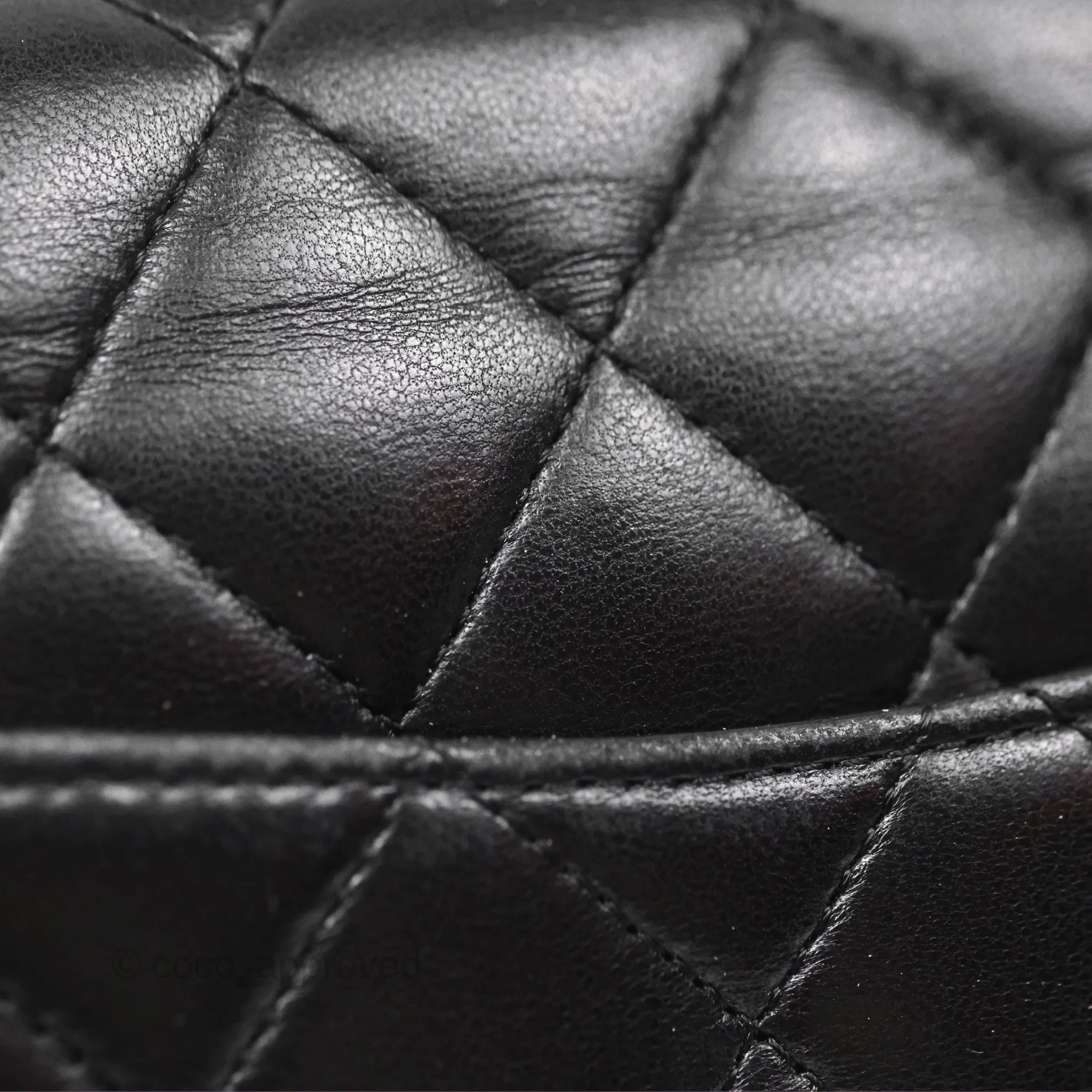 Chanel Small S/M Classic Flap Black Lambskin Silver Hardware