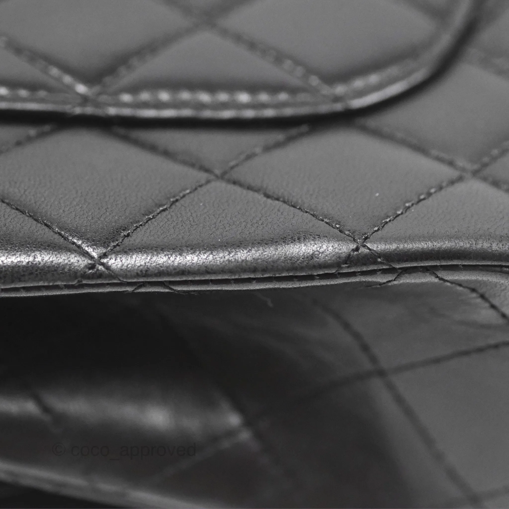 Chanel Small S/M Classic Flap Black Lambskin Silver Hardware