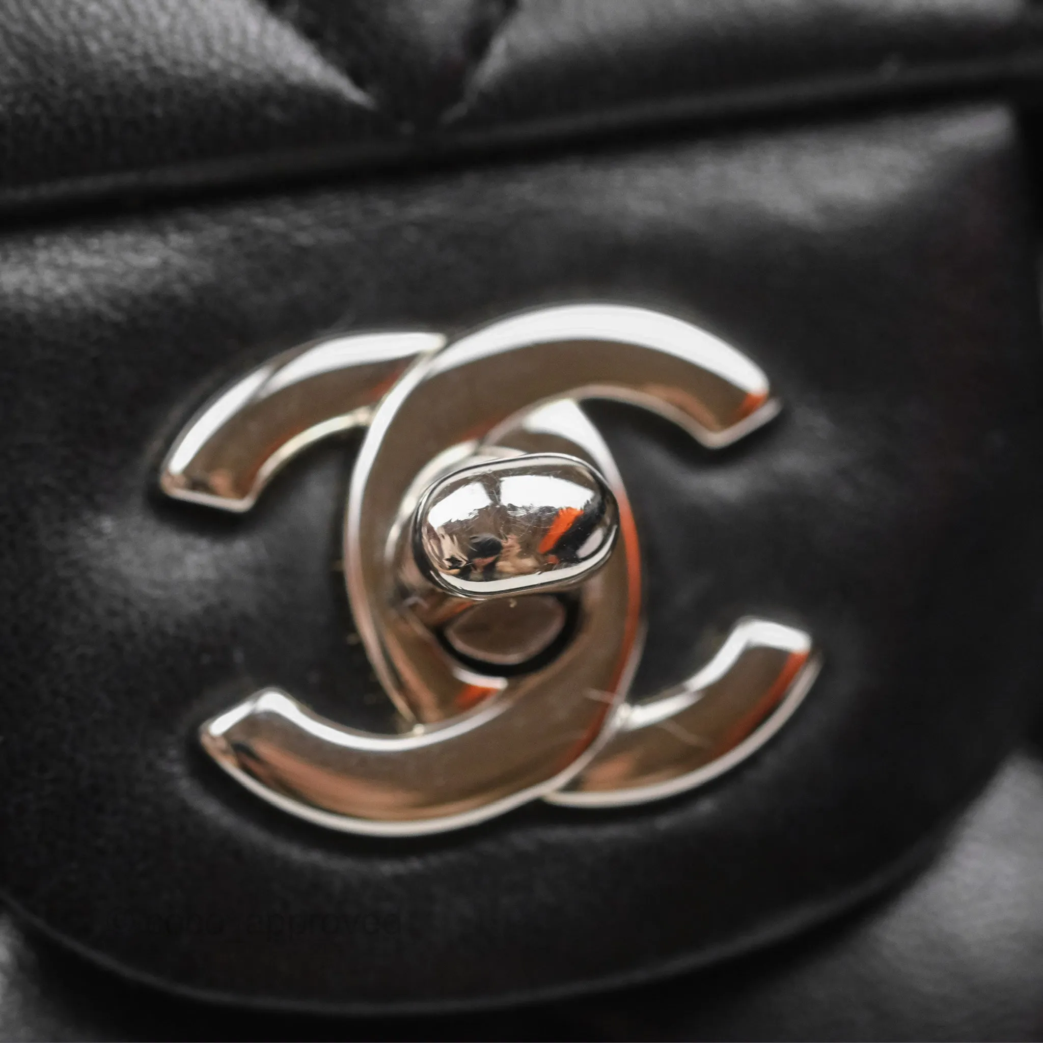 Chanel Small S/M Classic Flap Black Lambskin Silver Hardware