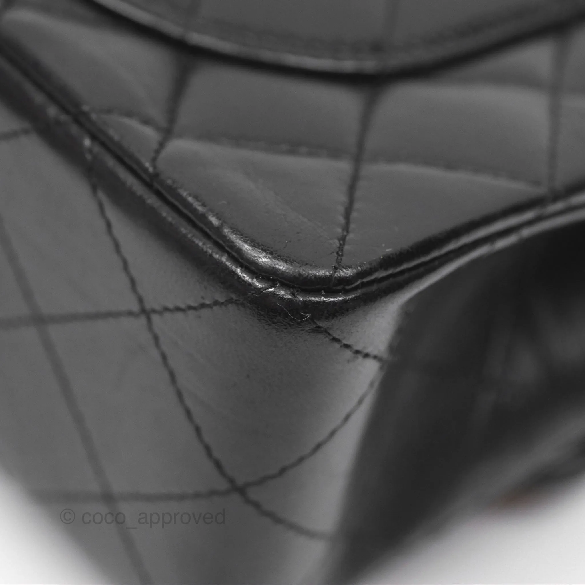 Chanel Small S/M Classic Flap Black Lambskin Silver Hardware