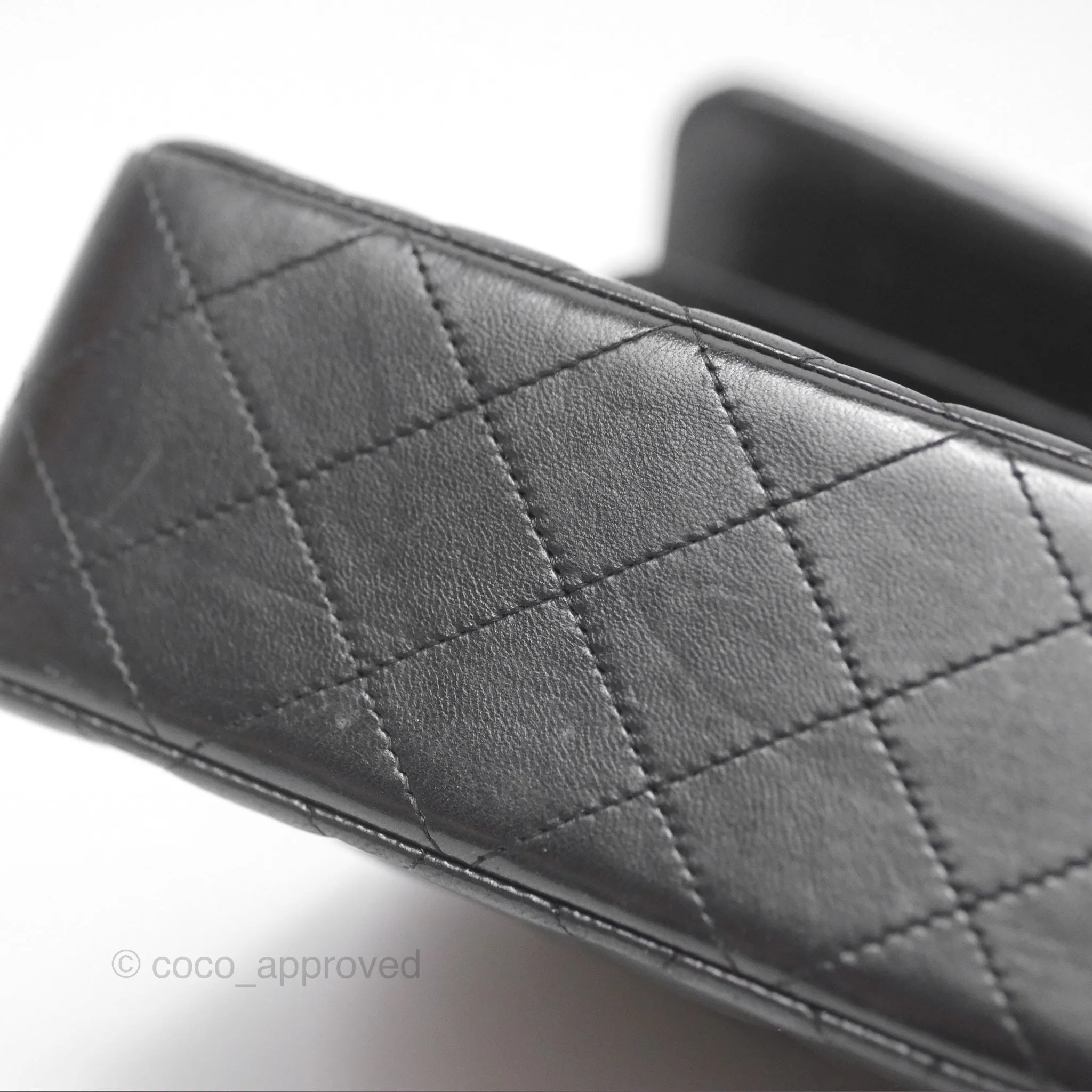 Chanel Small S/M Classic Flap Black Lambskin Silver Hardware