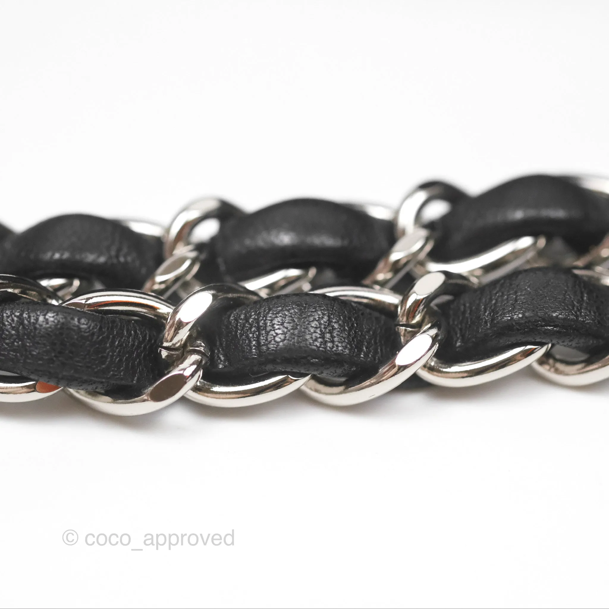 Chanel Small S/M Classic Flap Black Lambskin Silver Hardware