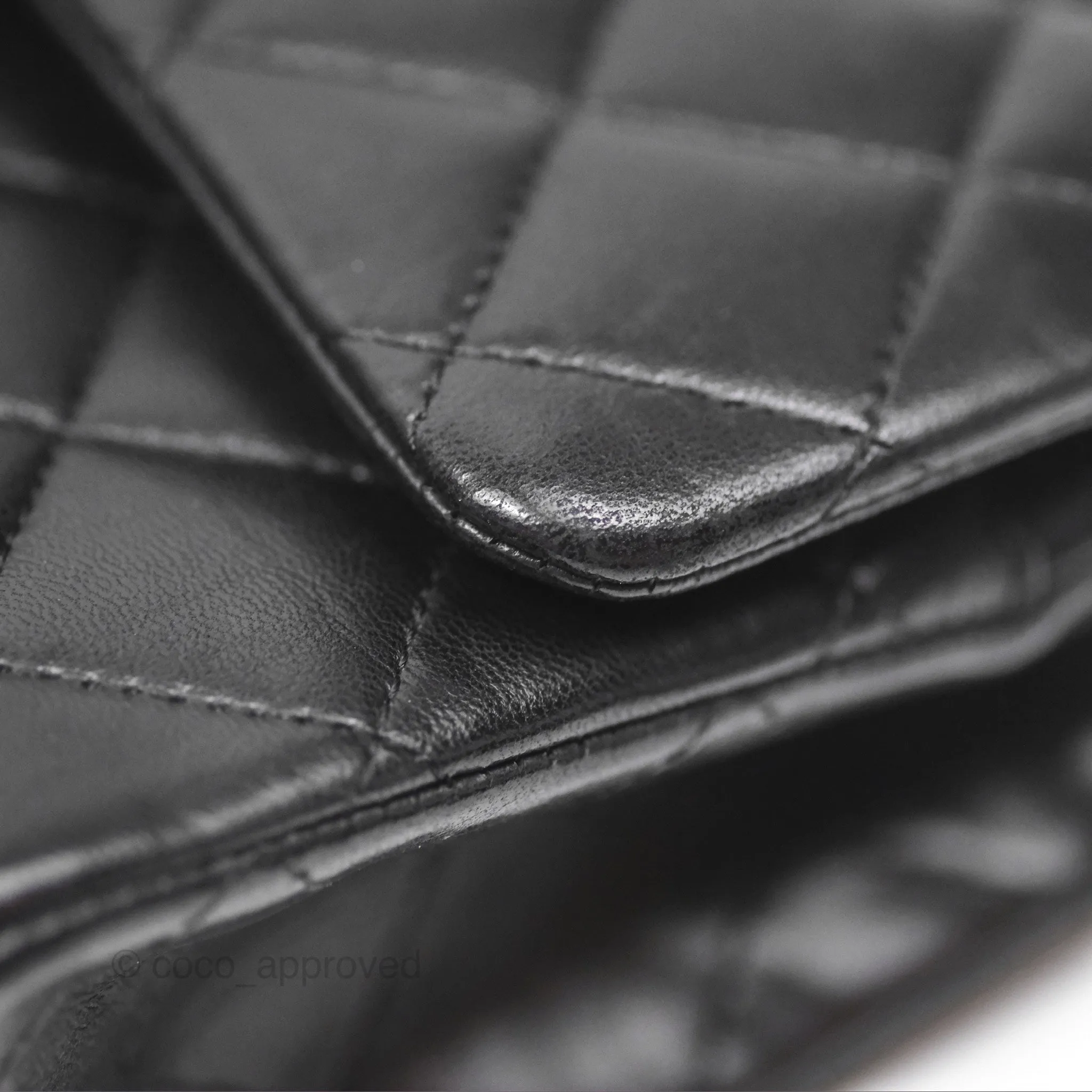 Chanel Small S/M Classic Flap Black Lambskin Silver Hardware