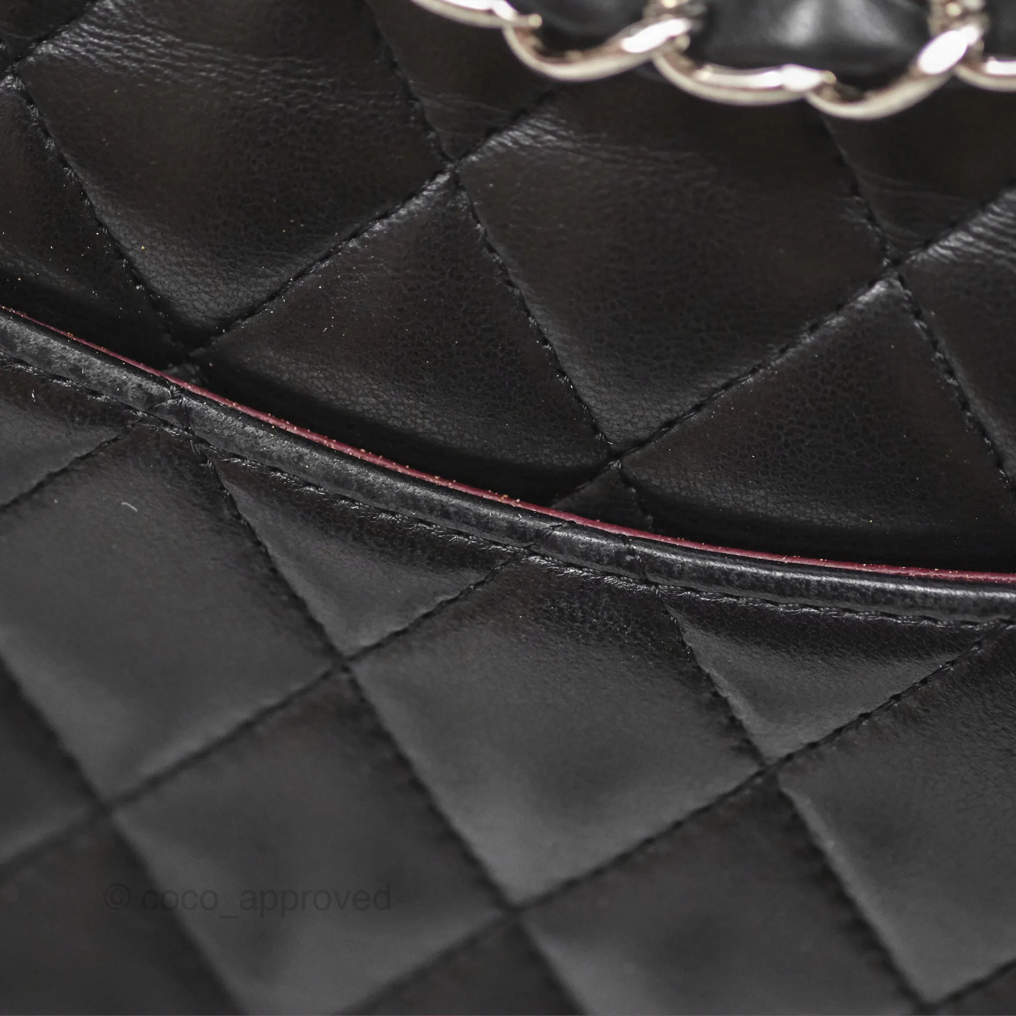 Chanel Small S/M Classic Flap Black Lambskin Silver Hardware