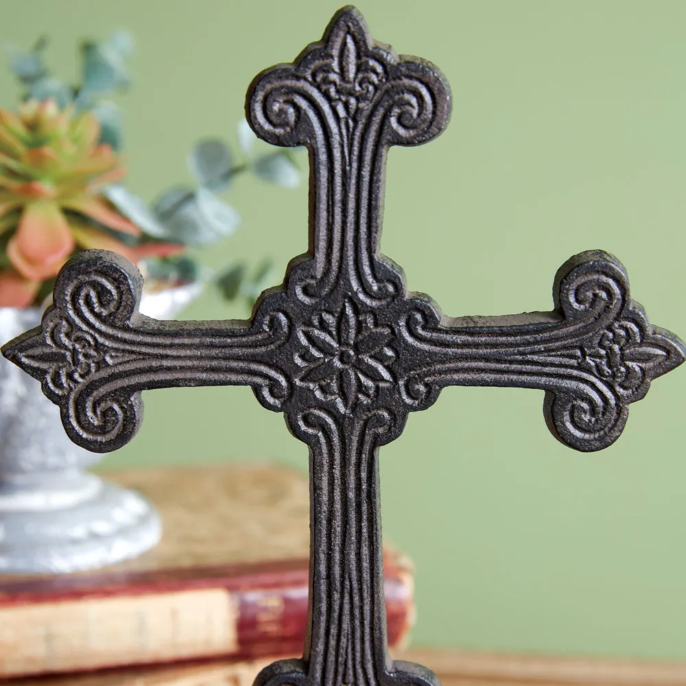 Charming Cast Iron Cross Set - Box of 2