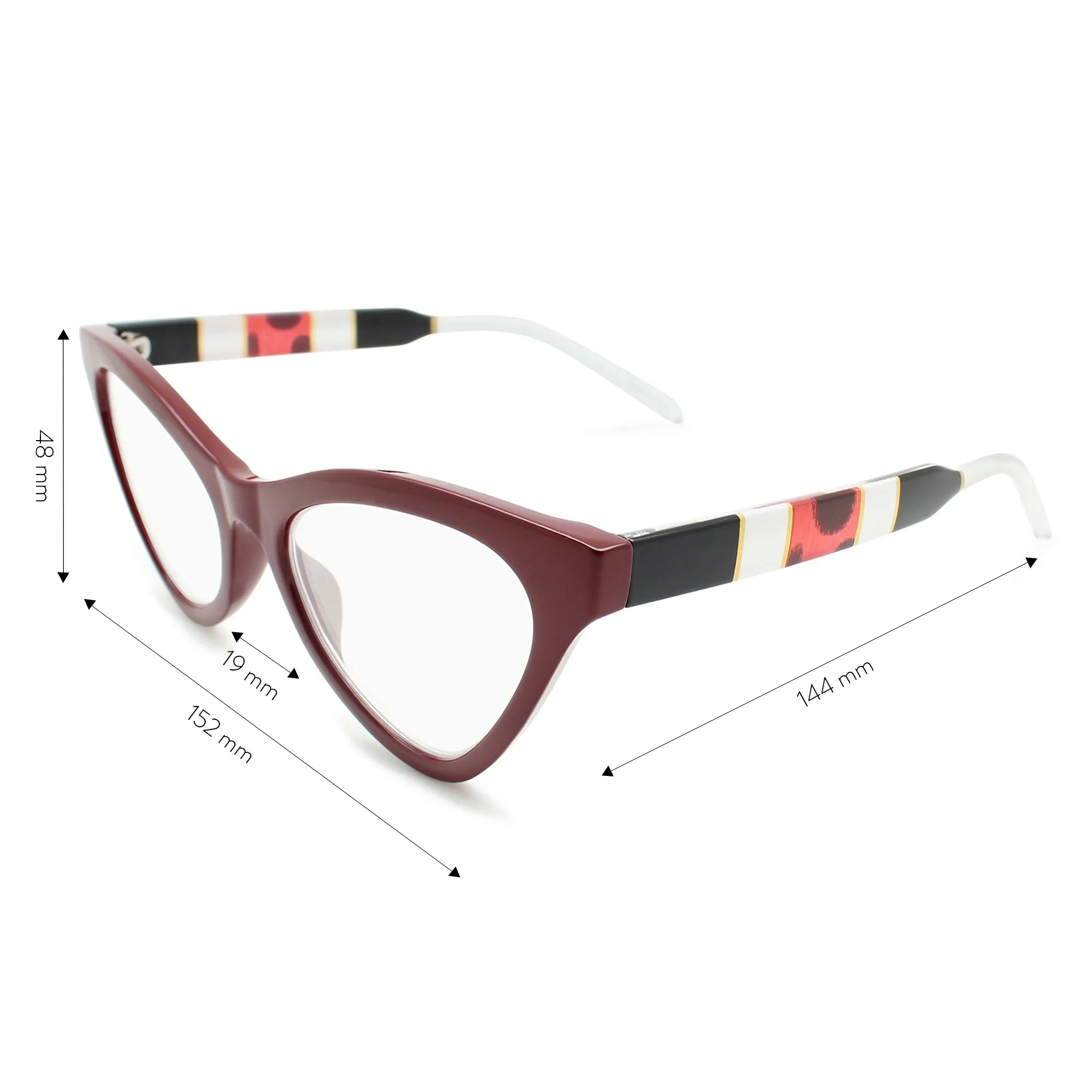 Chic Funky Cat Eye Reading Glasses for Women | R-862
