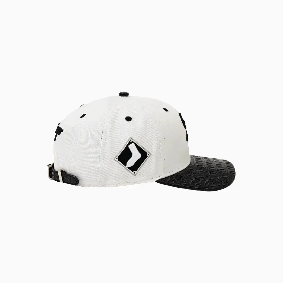 Chicago White Sox MLB Leather Visor Snapback Hat