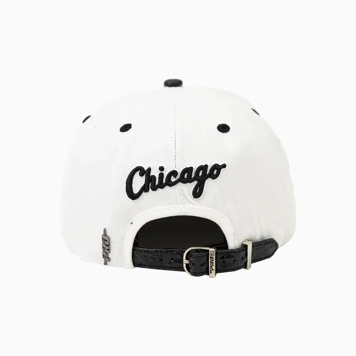 Chicago White Sox MLB Leather Visor Snapback Hat