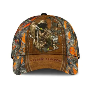 Christianartbag Hat, Personalized Name Classic Cap with Bow Hunting Design, Personalized Hat, Christian Hat, CABHAT04141223.