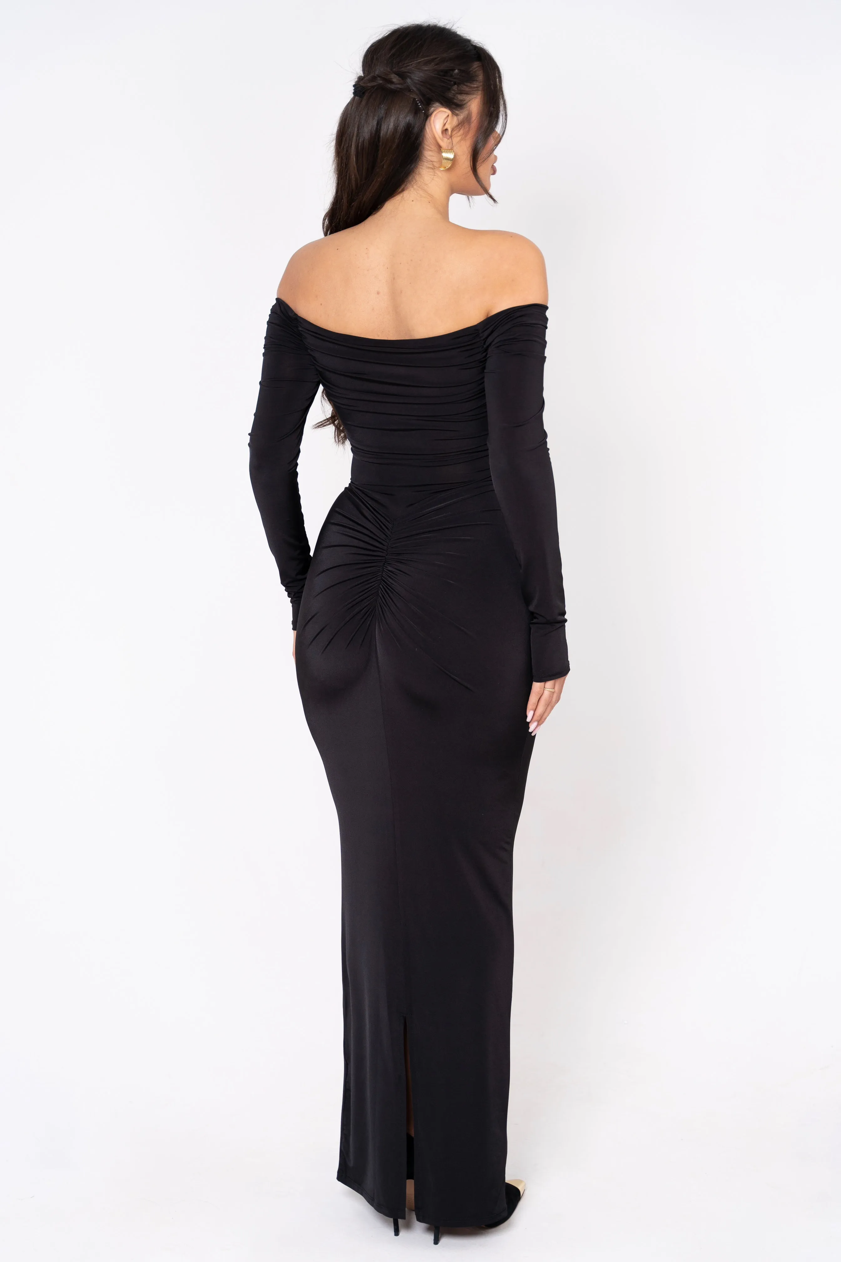 Clarina Black Dress