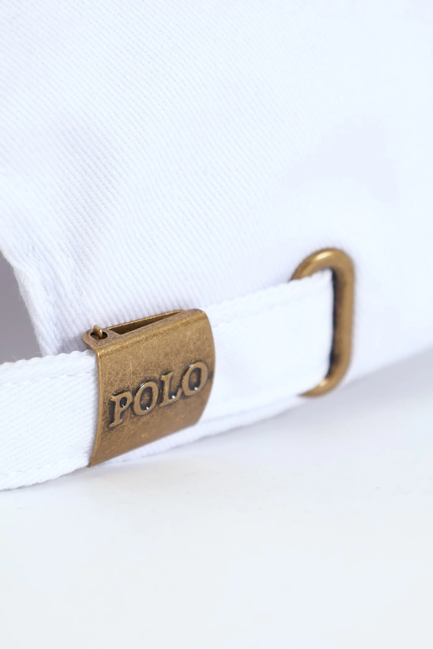 Classic 6 Panel Peak Cap - White