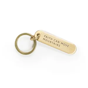 Classic Bar Brass Keychain
