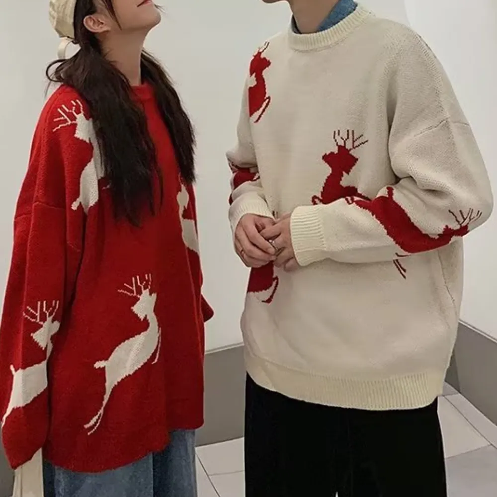 Classic Elk Knit Sweater