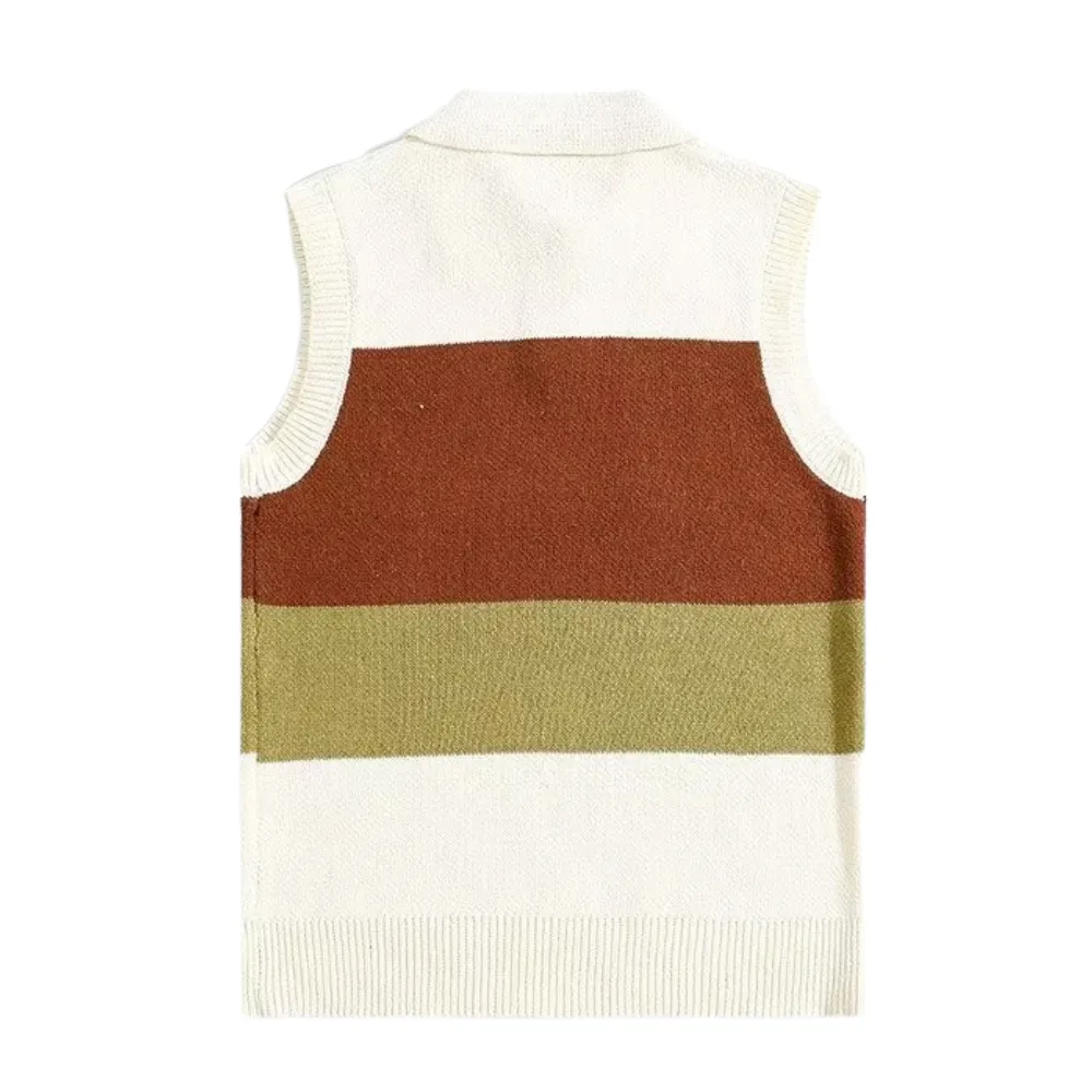 Classic Letter Polo Vest
