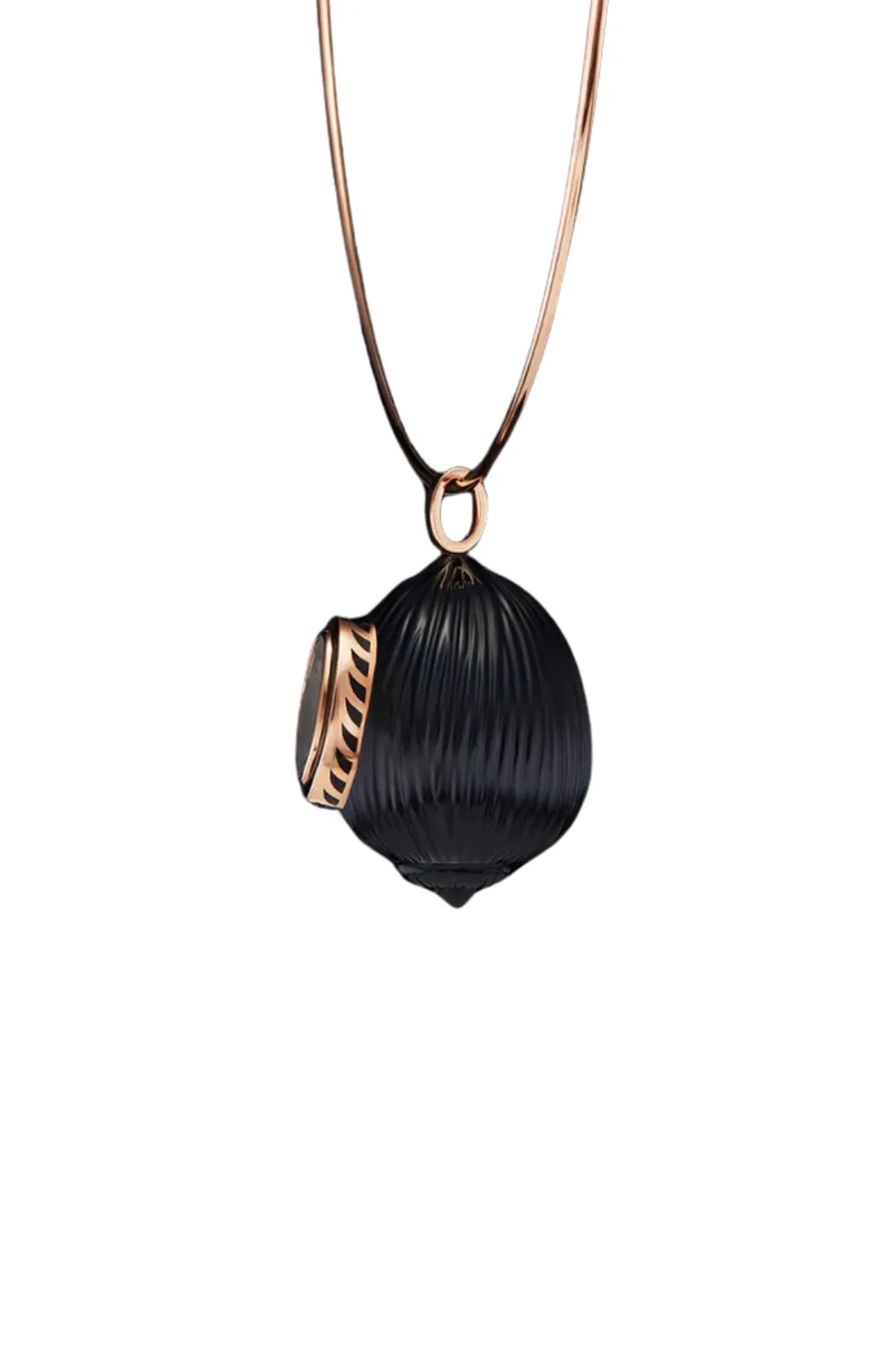Classic Onyx Coquito Charm | Polki Diamond