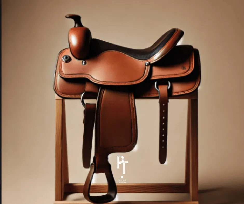 Classic Western Riding Saddle – Durable Leather, Timeless Design