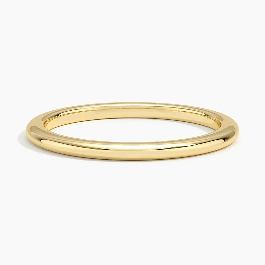 Classic Yellow Gold Wedding Band