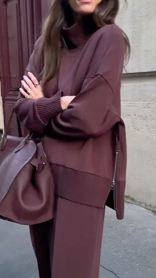 Céleste-Valérie™ | Stylish Knit Ensemble