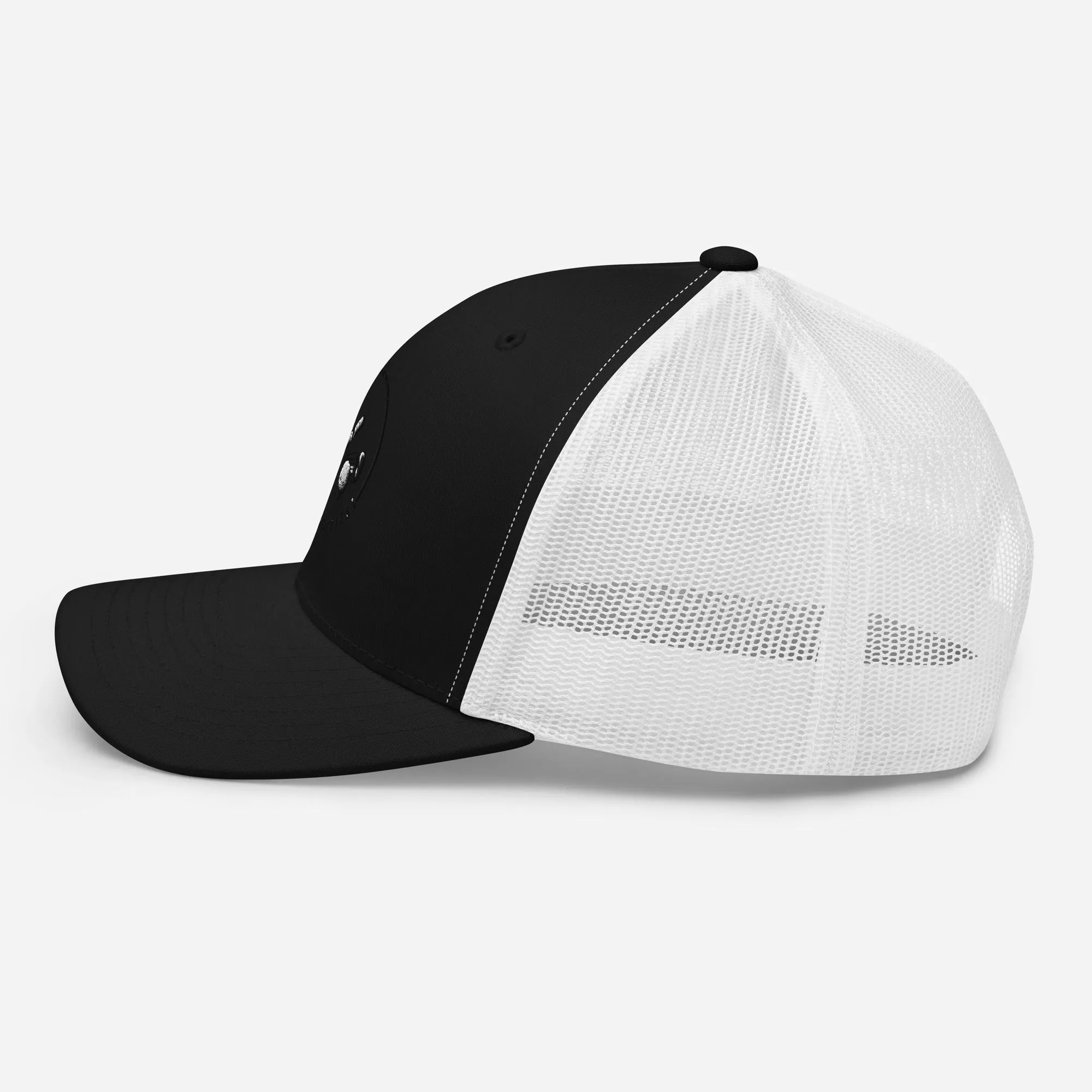 Clubs and Sticks Trucker Cap Embroidered Trucker Cap