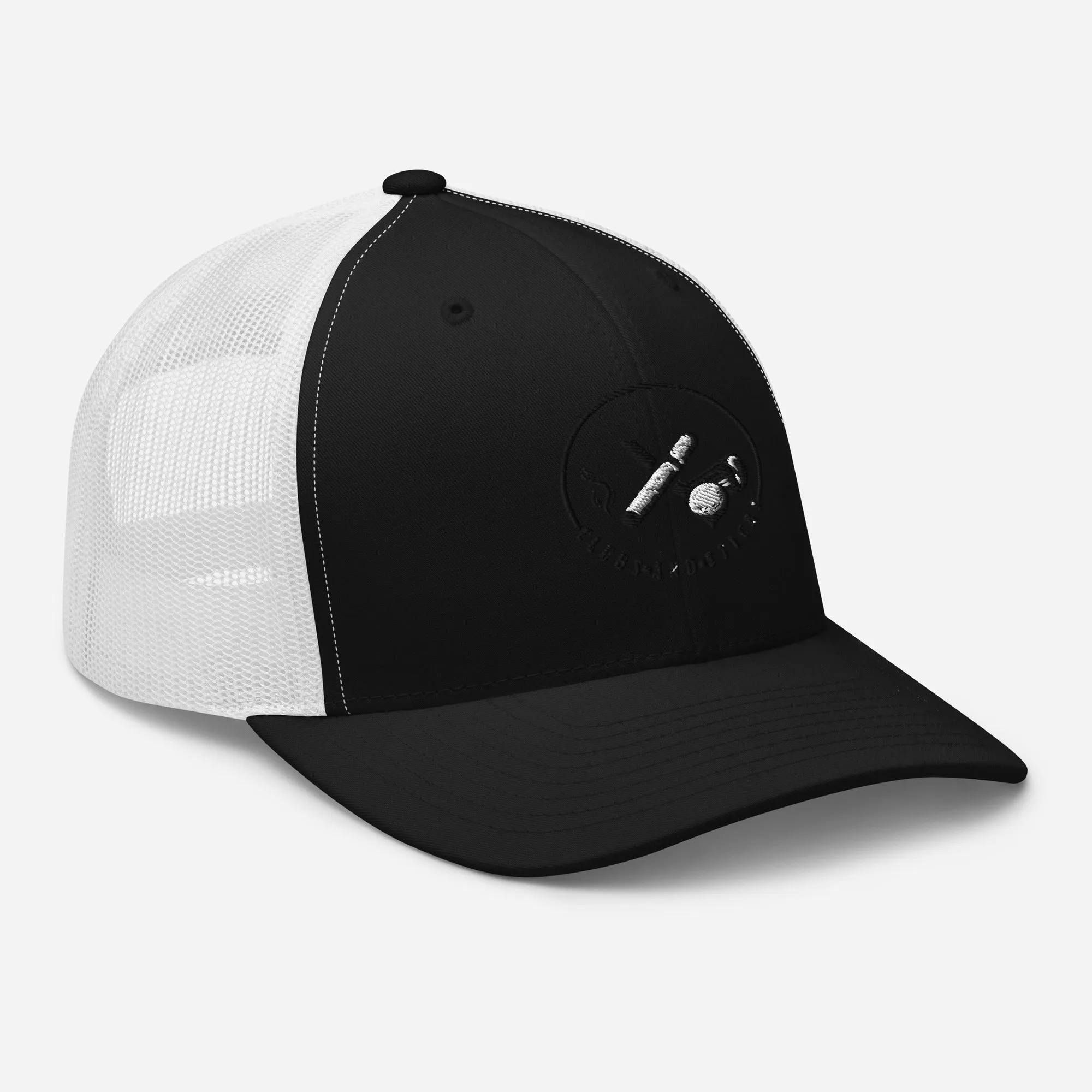 Clubs and Sticks Trucker Cap Embroidered Trucker Cap