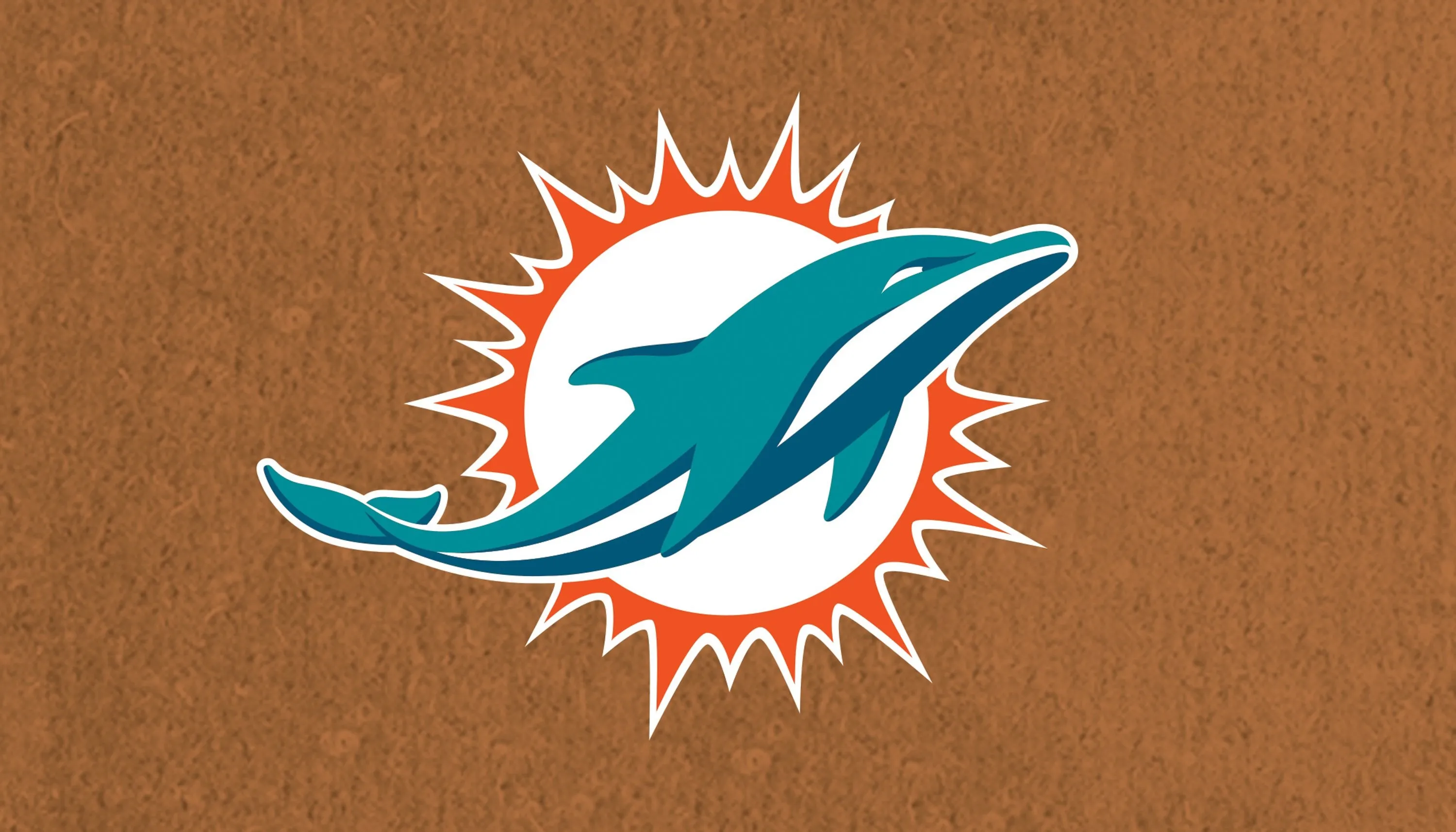 Coir Mat, 16"x28", Miami Dolphins,2rm3816usa