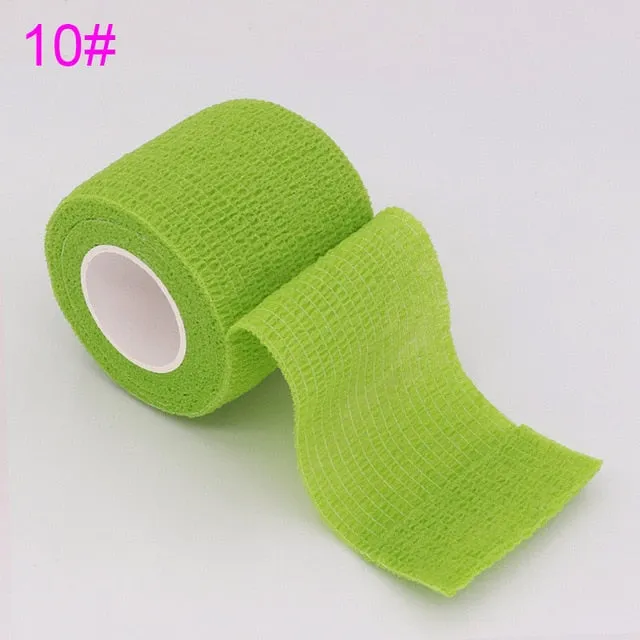 Colorful Sport Self Adhesive Elastic Bandage Wrap Tape 4.5m Elastoplast For Knee Support Pads Finger Ankle Palm Shoulder