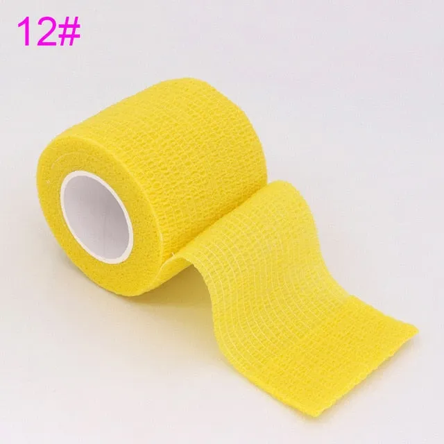 Colorful Sport Self Adhesive Elastic Bandage Wrap Tape 4.5m Elastoplast For Knee Support Pads Finger Ankle Palm Shoulder