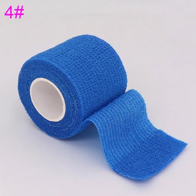 Colorful Sport Self Adhesive Elastic Bandage Wrap Tape 4.5m Elastoplast For Knee Support Pads Finger Ankle Palm Shoulder