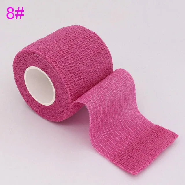 Colorful Sport Self Adhesive Elastic Bandage Wrap Tape 4.5m Elastoplast For Knee Support Pads Finger Ankle Palm Shoulder